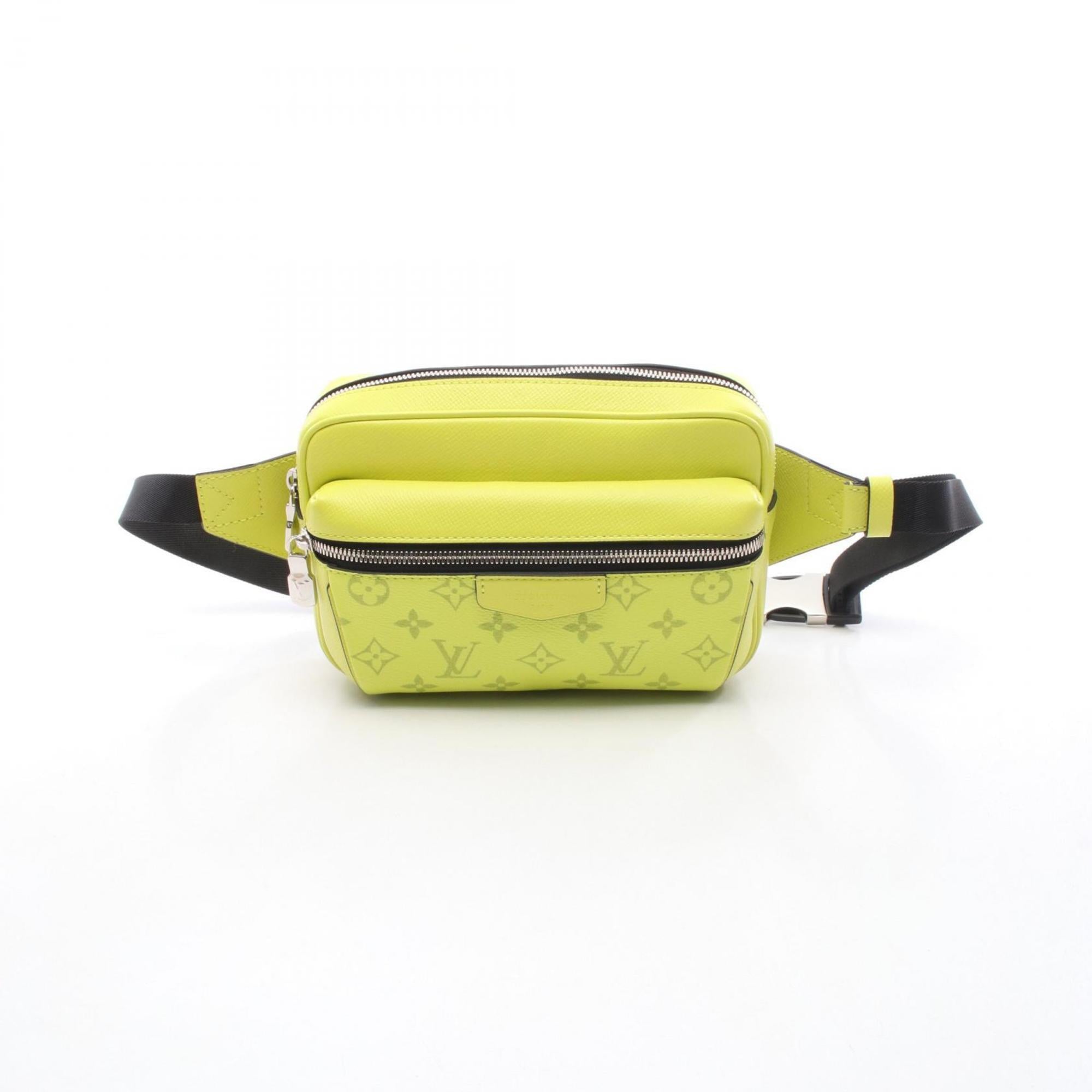 Louis Vuitton Green Coated Canvas Fanny Pack (Pre-Owned)