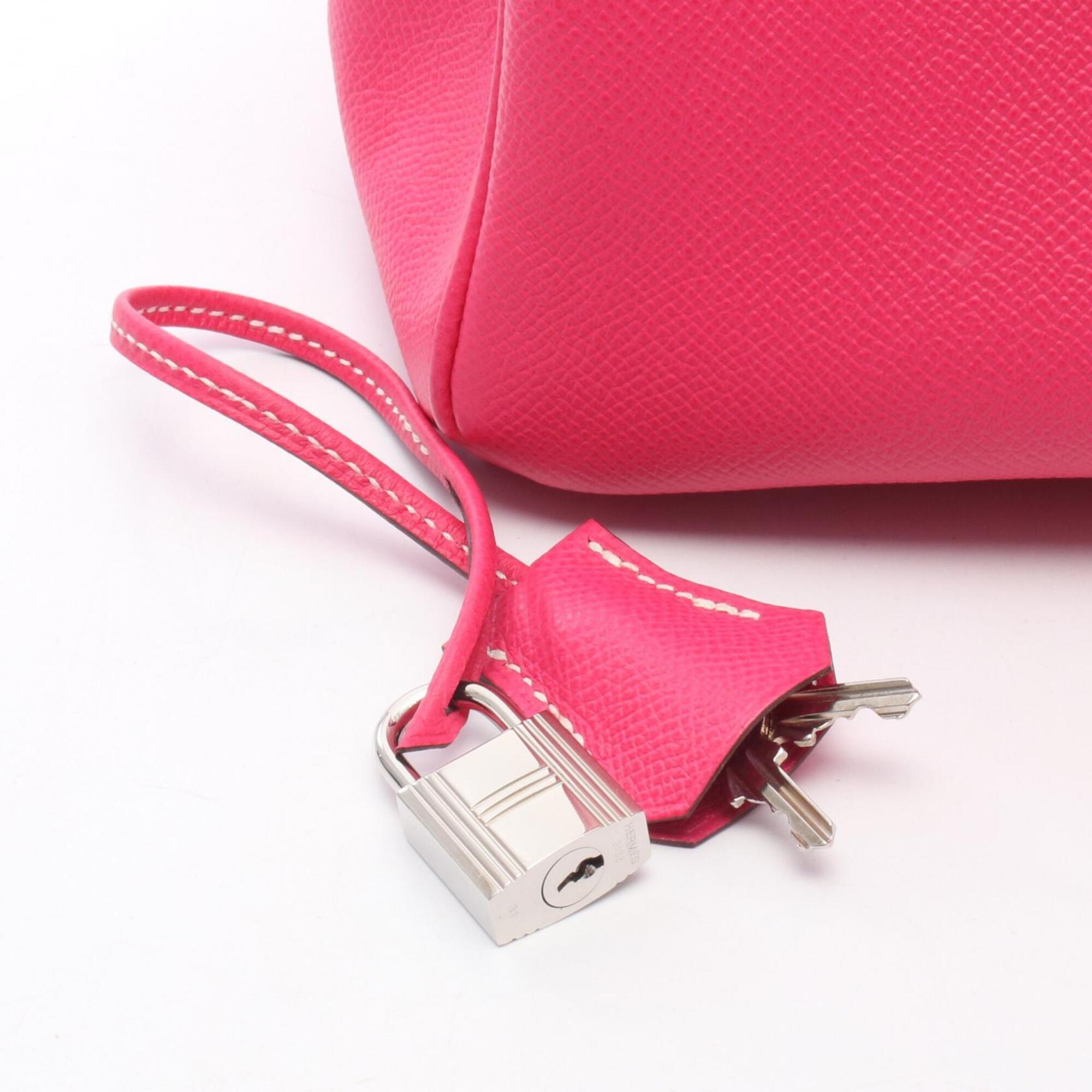 Hermes Pink Epsom Leather Handbag (Pre-Owned)