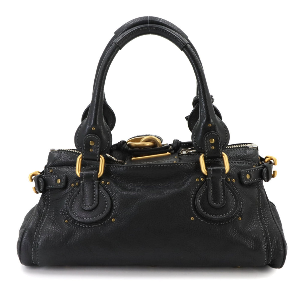 Chloé Black Leather Handbag (Pre-Owned)