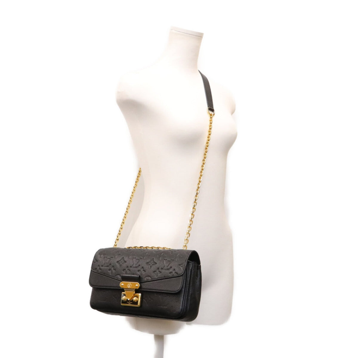 Louis Vuitton Black Monogram Empreinte Shoulder Bag (Pre-Owned)
