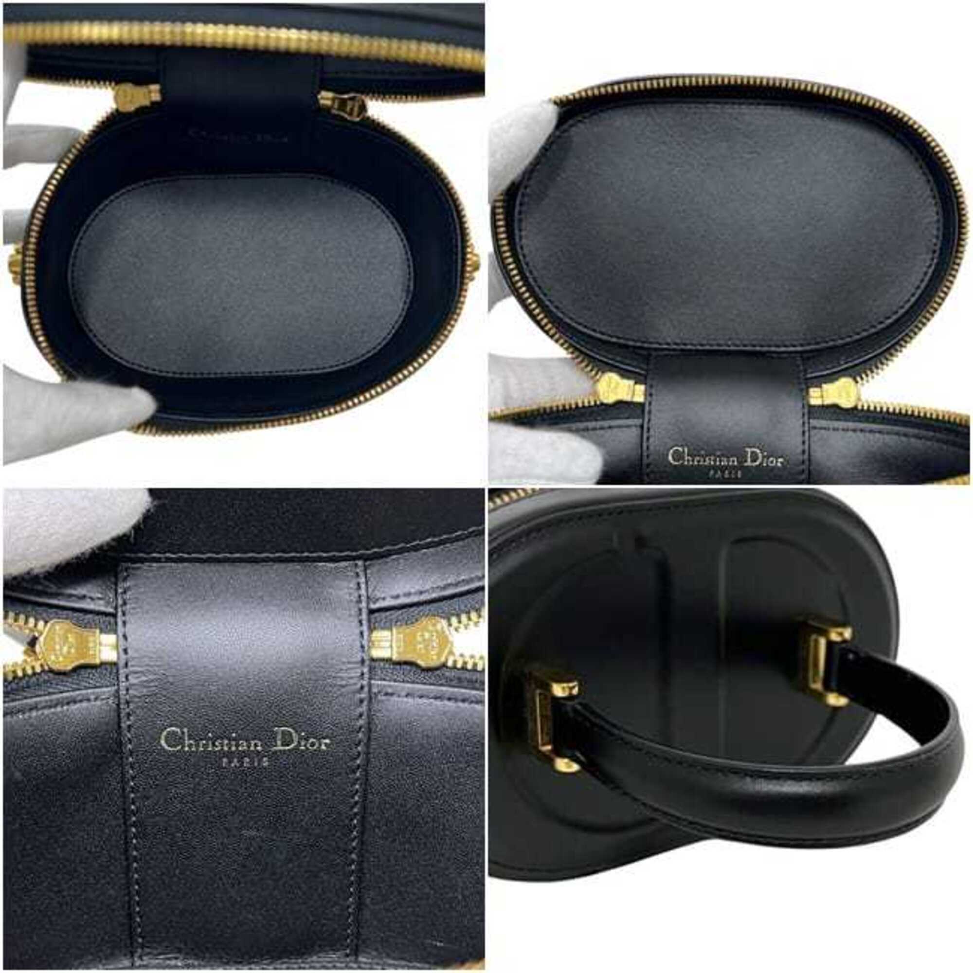 Christian Dior Black Leather Shoulder Bag (Pre-Owned)