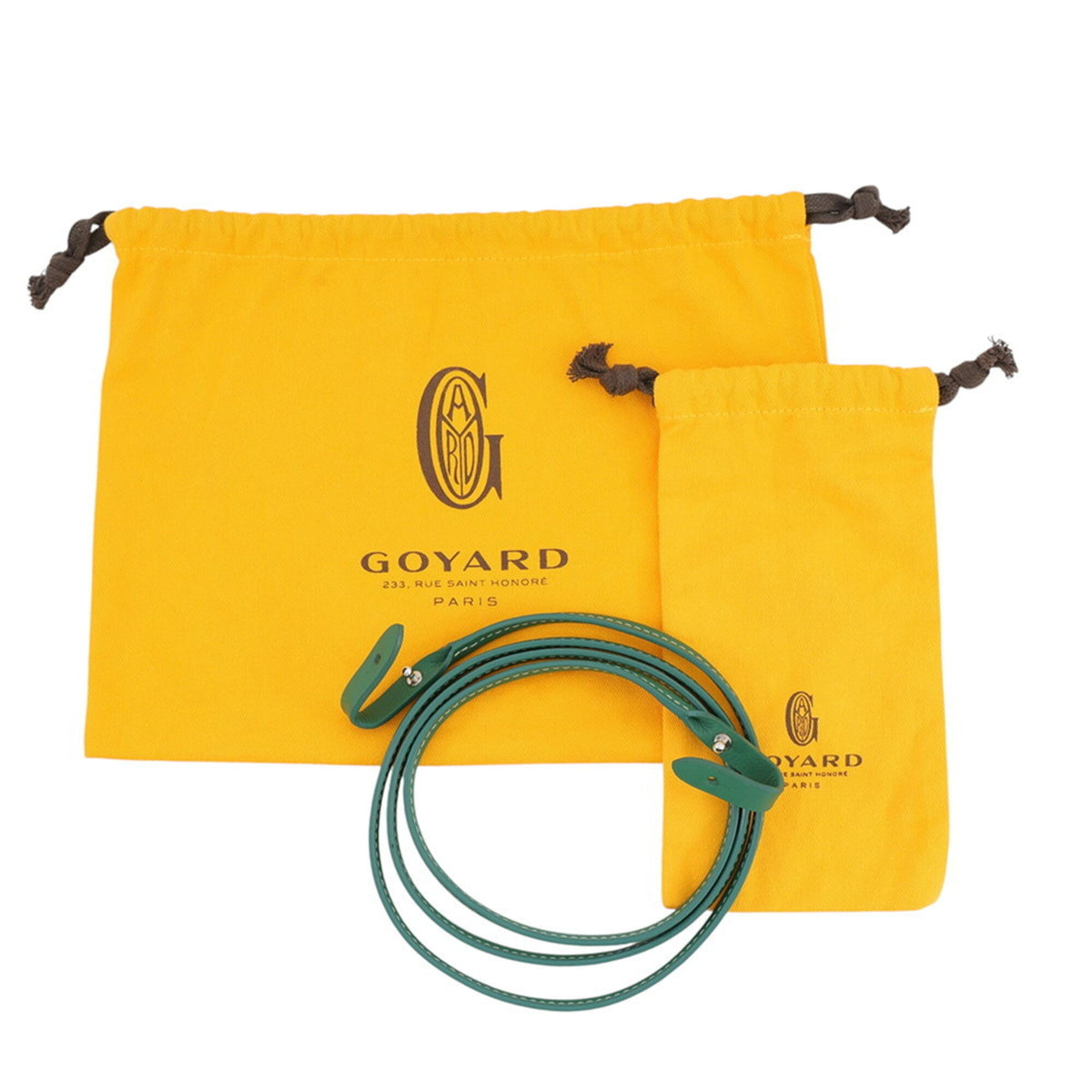 Goyard Green Pvc Leather Handbag Shoulder Bag (Pre-Owned)