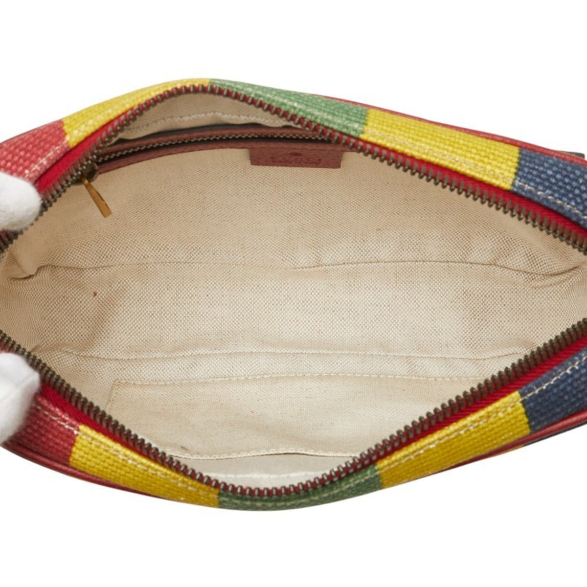 Gucci Multi-Color Canvas Leather Sling Bag (Pre-Owned)