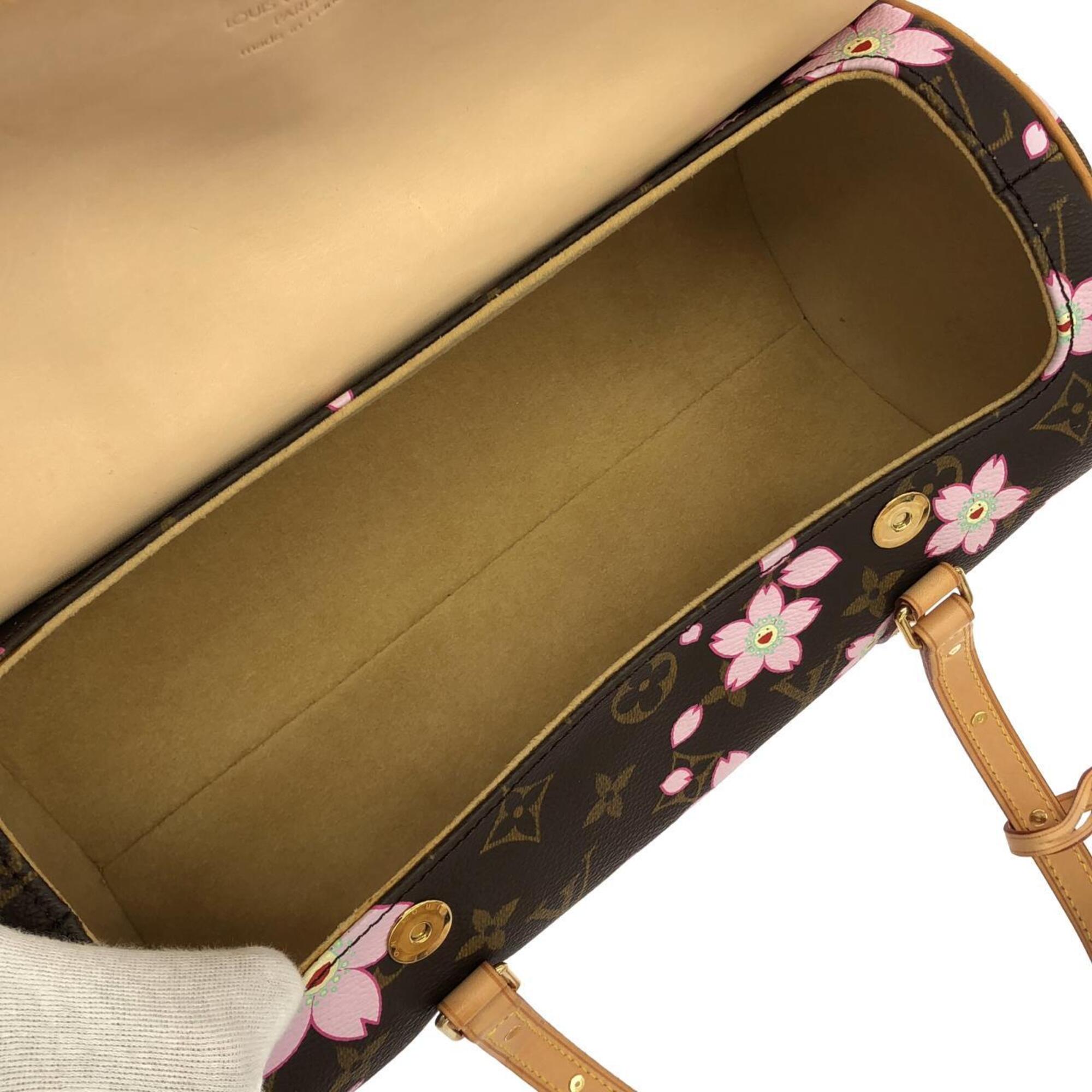 Louis Vuitton Marron Coated Canvas Handbag (Pre-Owned)