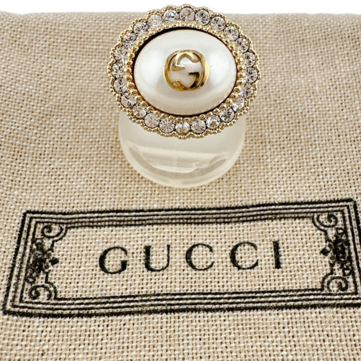 Gucci Gold Metal Band Ring (Pre-Owned)