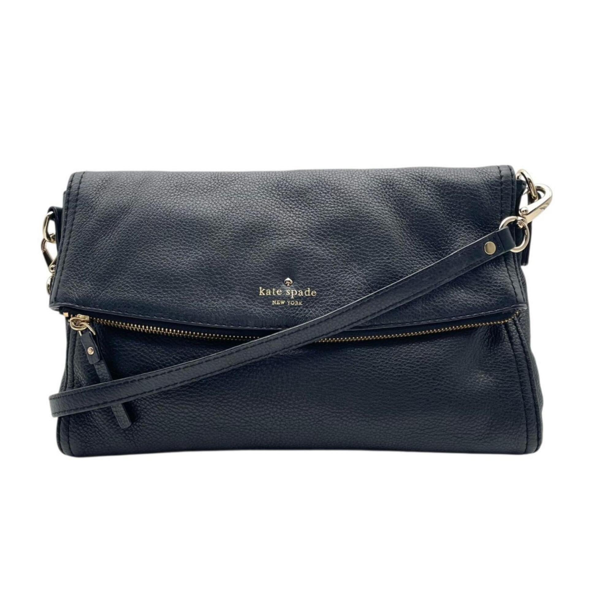 Kate Spade Black Leather Shoulder Bag (Pre-Owned)