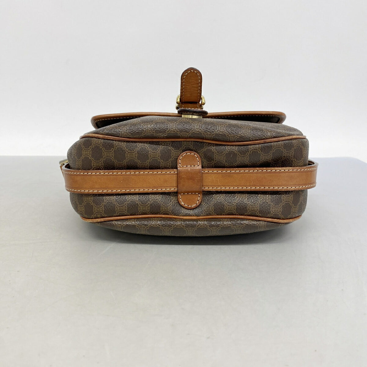 Celine Brown Pvc Shoulder Bag (Pre-Owned)