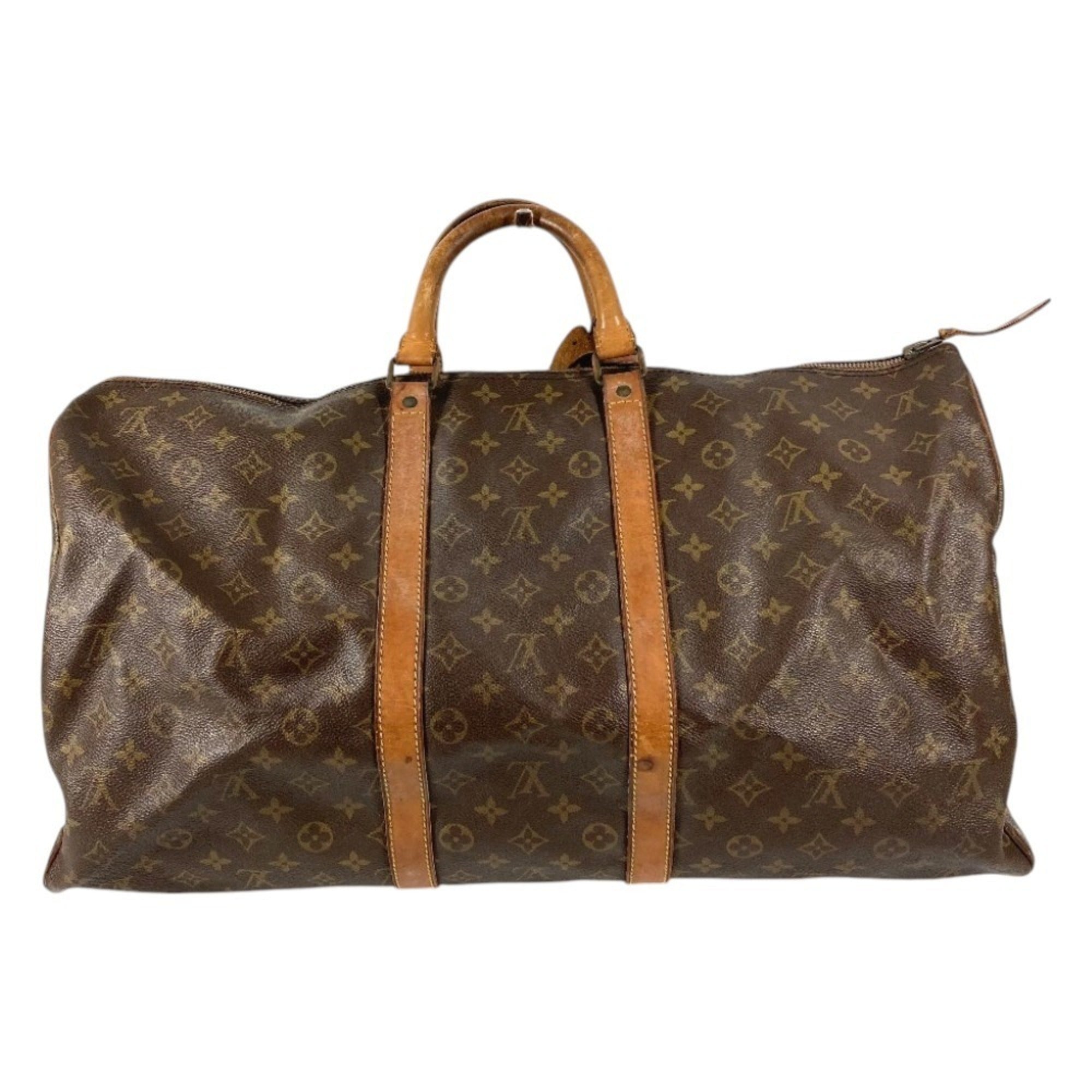 Louis Vuitton Brown Monogram Canvas Boston Bag Handbag (Pre-Owned)