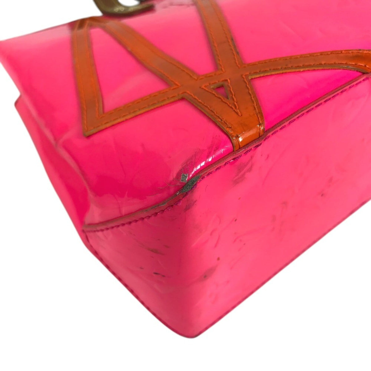 Louis Vuitton Pink Monogram Vernis Handbag (Pre-Owned)