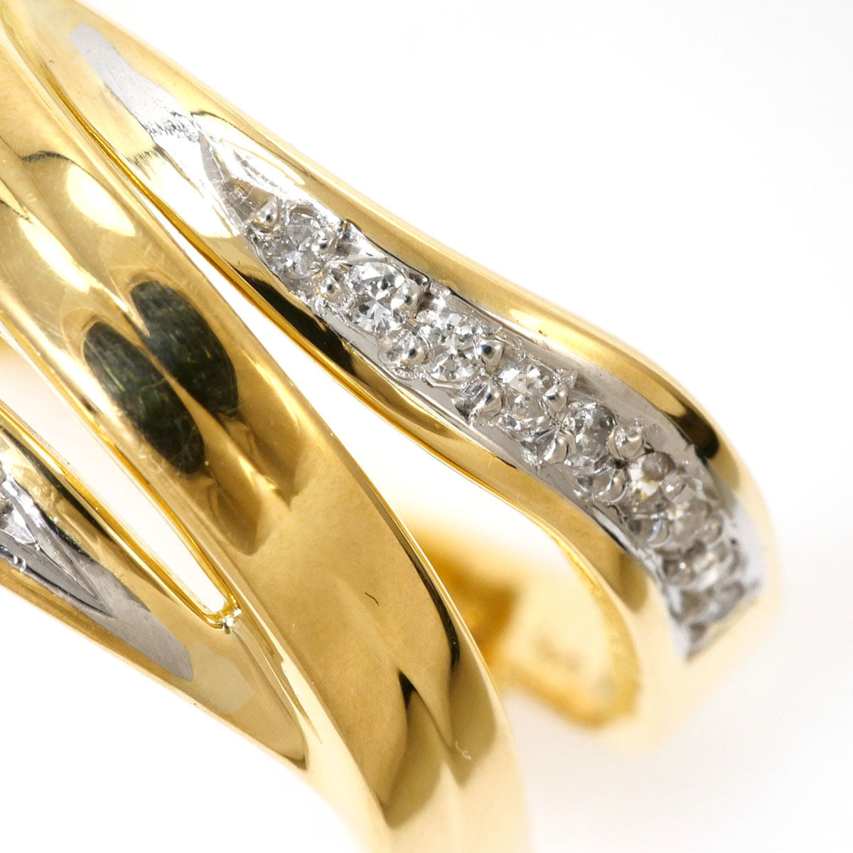 Unbranded Platinum Yellow Gold Yellow Gold (18K) Platinum 900 Band Ring (Pre-Owned)