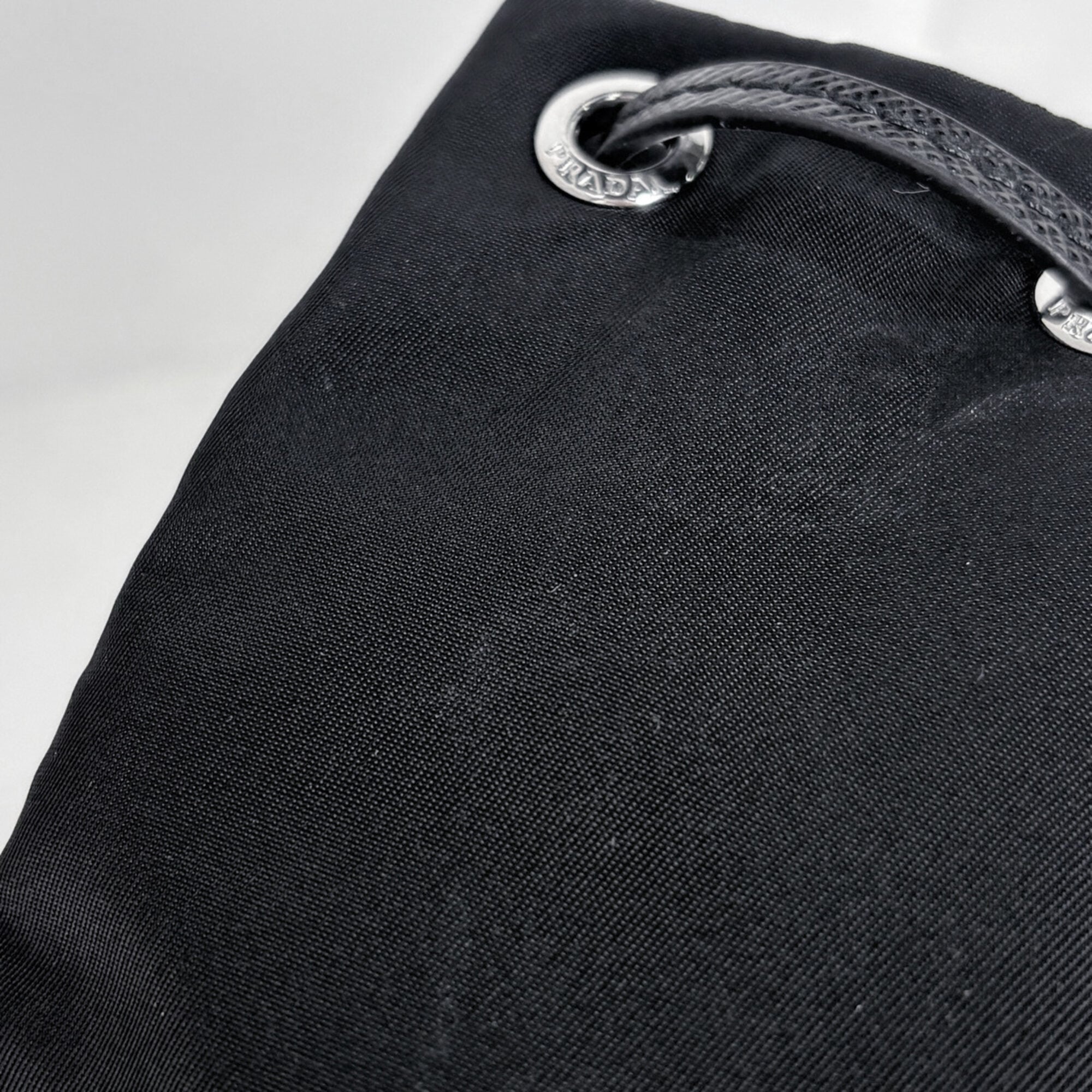 Prada Black Nero Nylon Pouch (Pre-Owned)