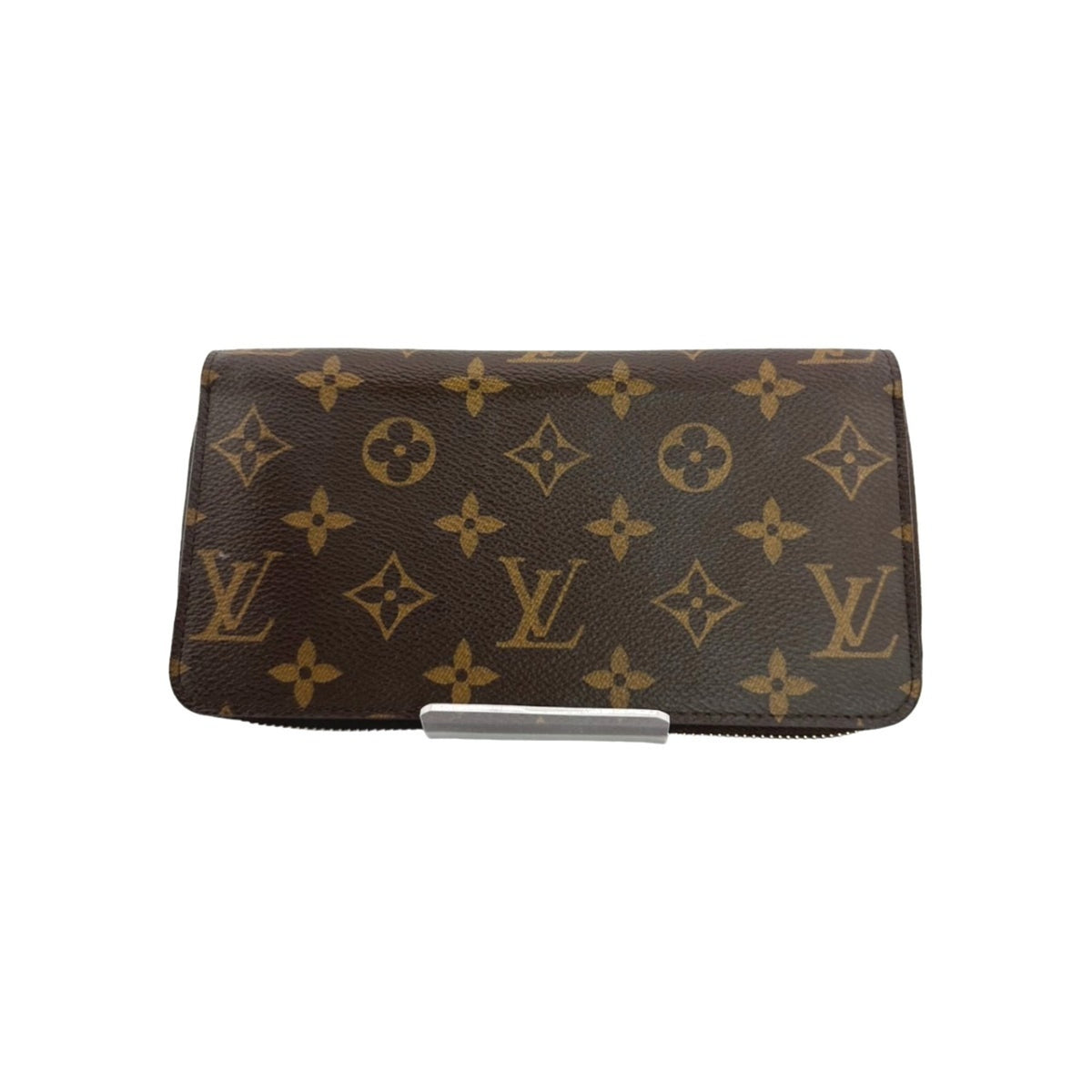 Louis Vuitton Monogram Brown Fuchsia Monogram Long Wallet (Bi-Fold) (Pre-Owned)