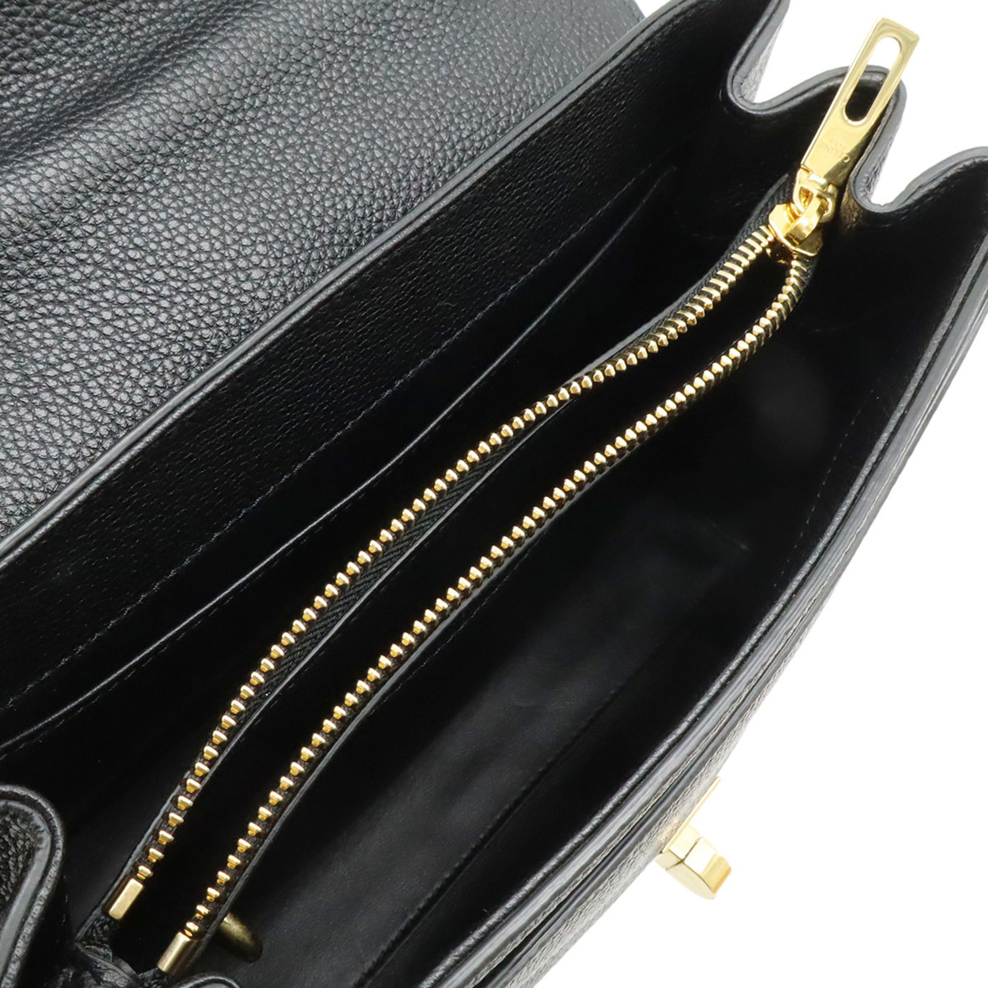 Celine Black Leather Handbag Shoulder Bag (Pre-Owned)