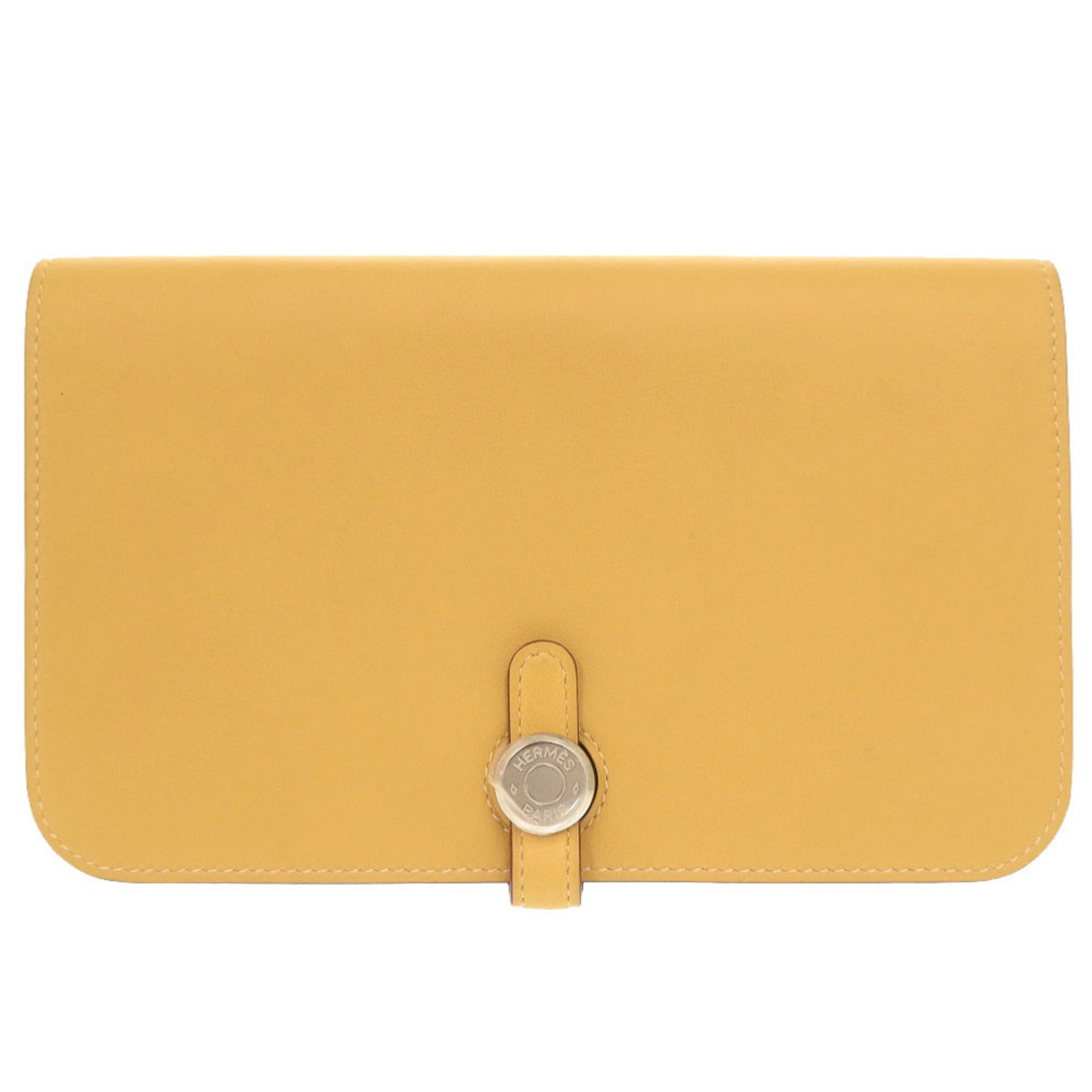 Hermes Yellow Swift Leather Wallet (Bi-Fold) (Pre-Owned)