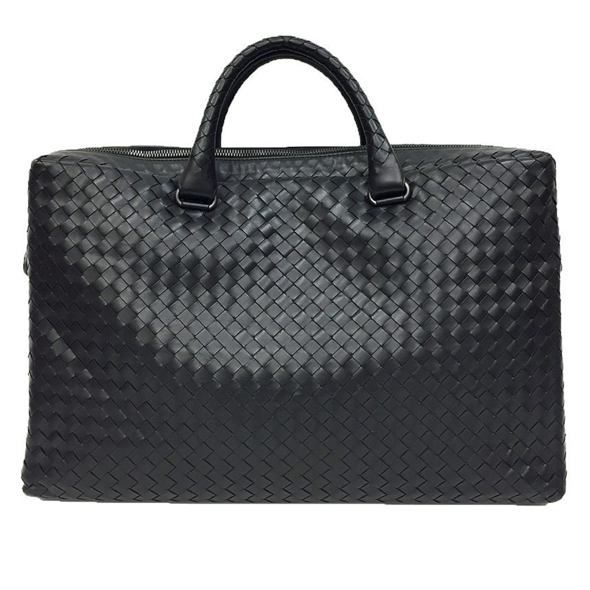 Bottega Veneta Black Leather Handbag (Pre-Owned)