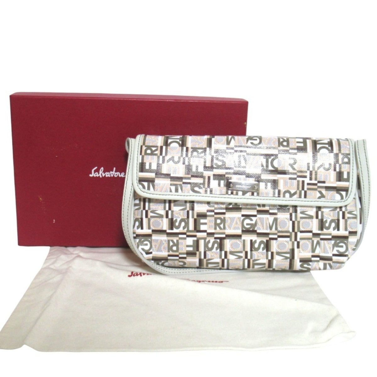 Salvatore Ferragamo Multi-Color Pvc Shoulder Bag (Pre-Owned)