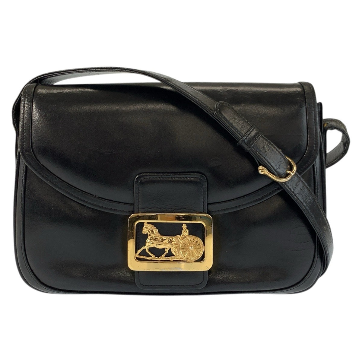 Celine Black Leather Shoulder Bag (Pre-Owned)
