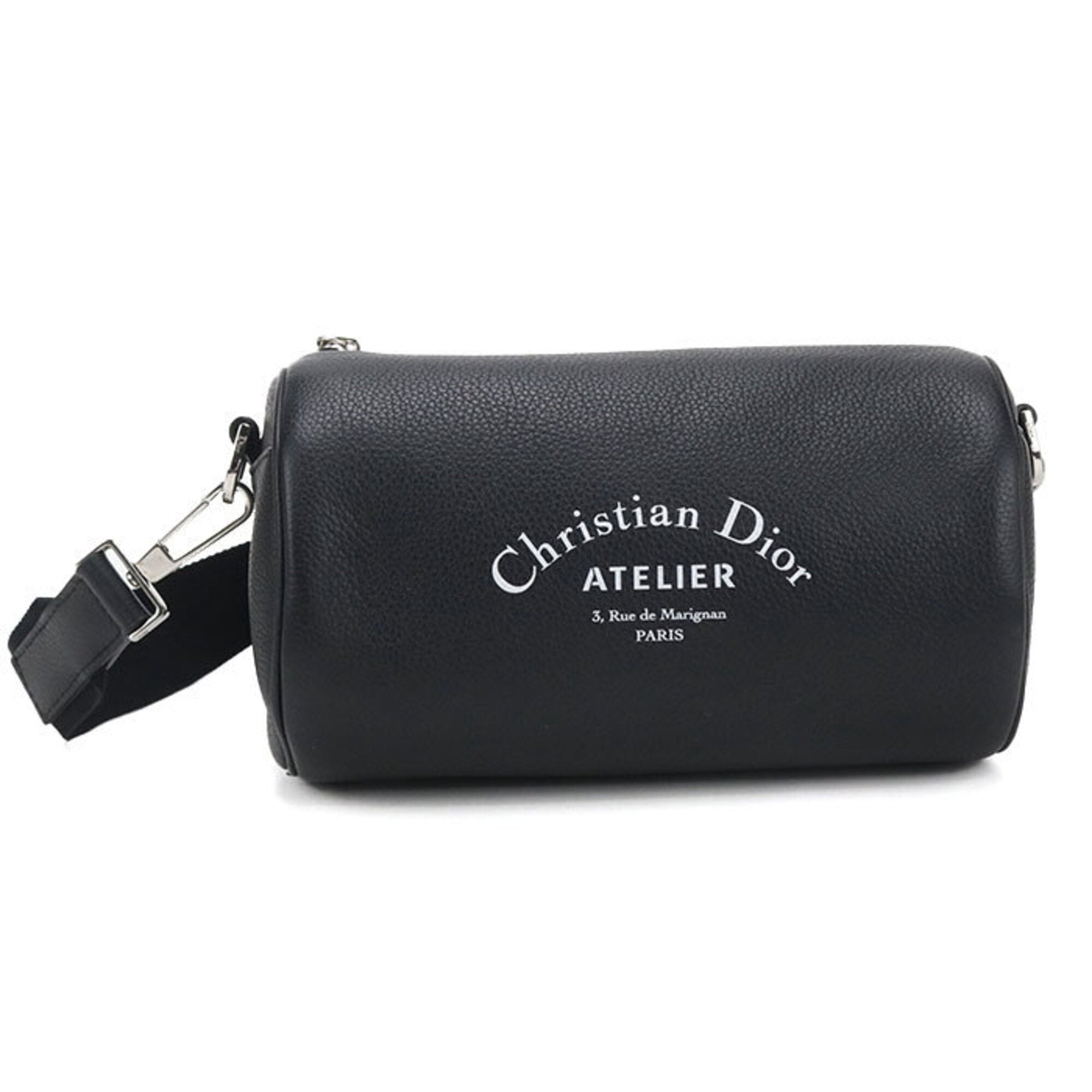 Christian Dior Black Leather Shoulder Bag (Pre-Owned)