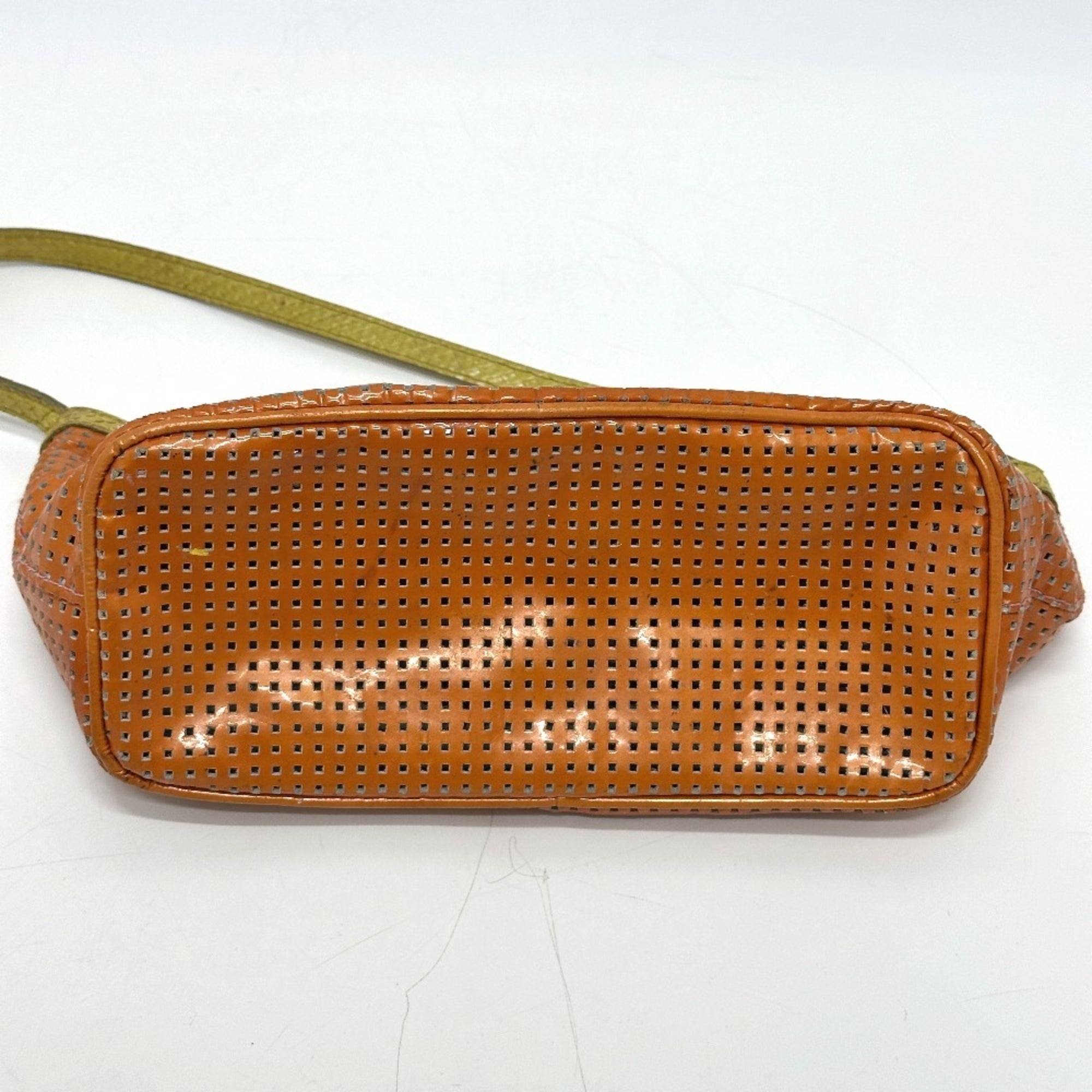 Fendi Green Orange Shoulder Bag (Pre-Owned)