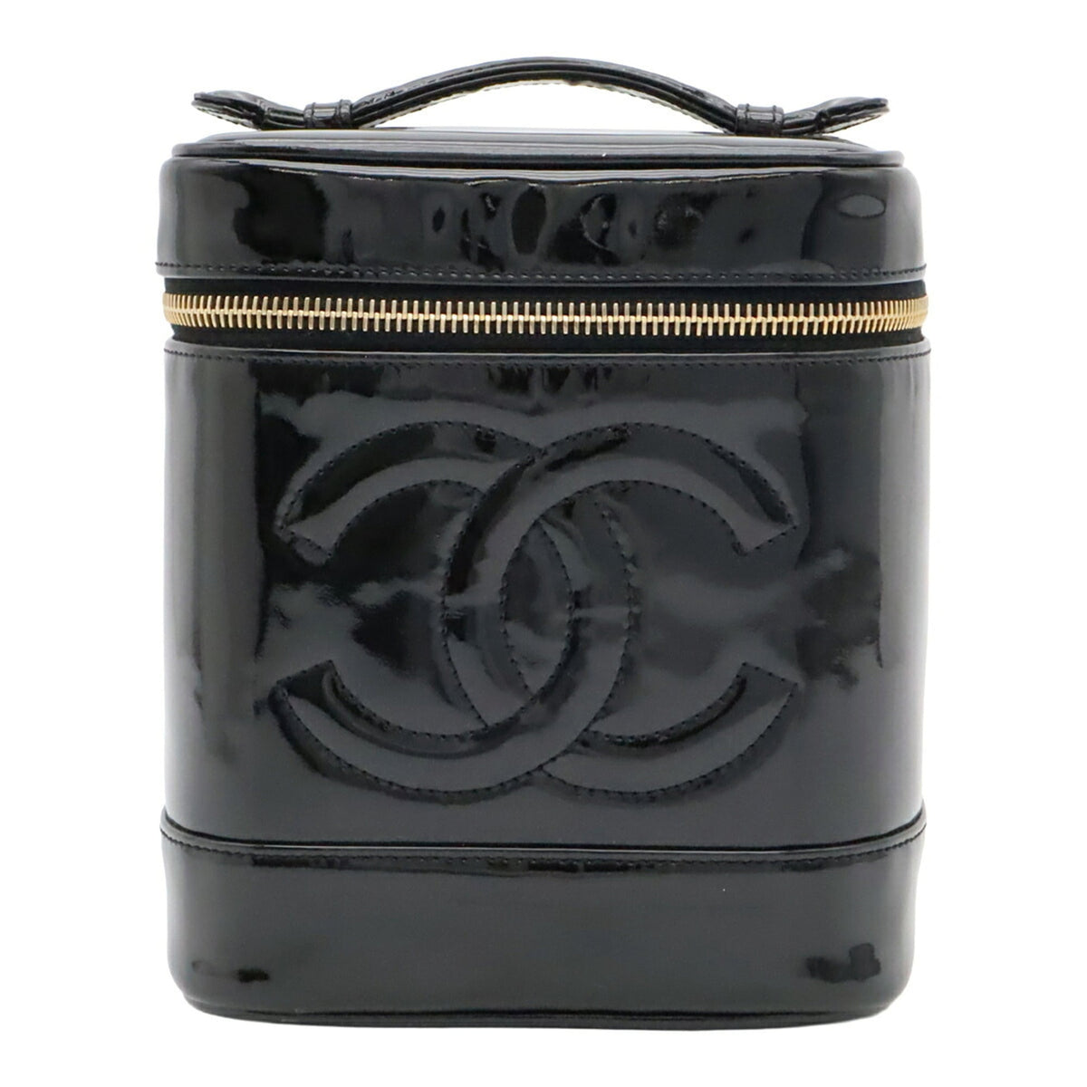 Chanel Black Handbag Pouch Vanity Bag (Pre-Owned)