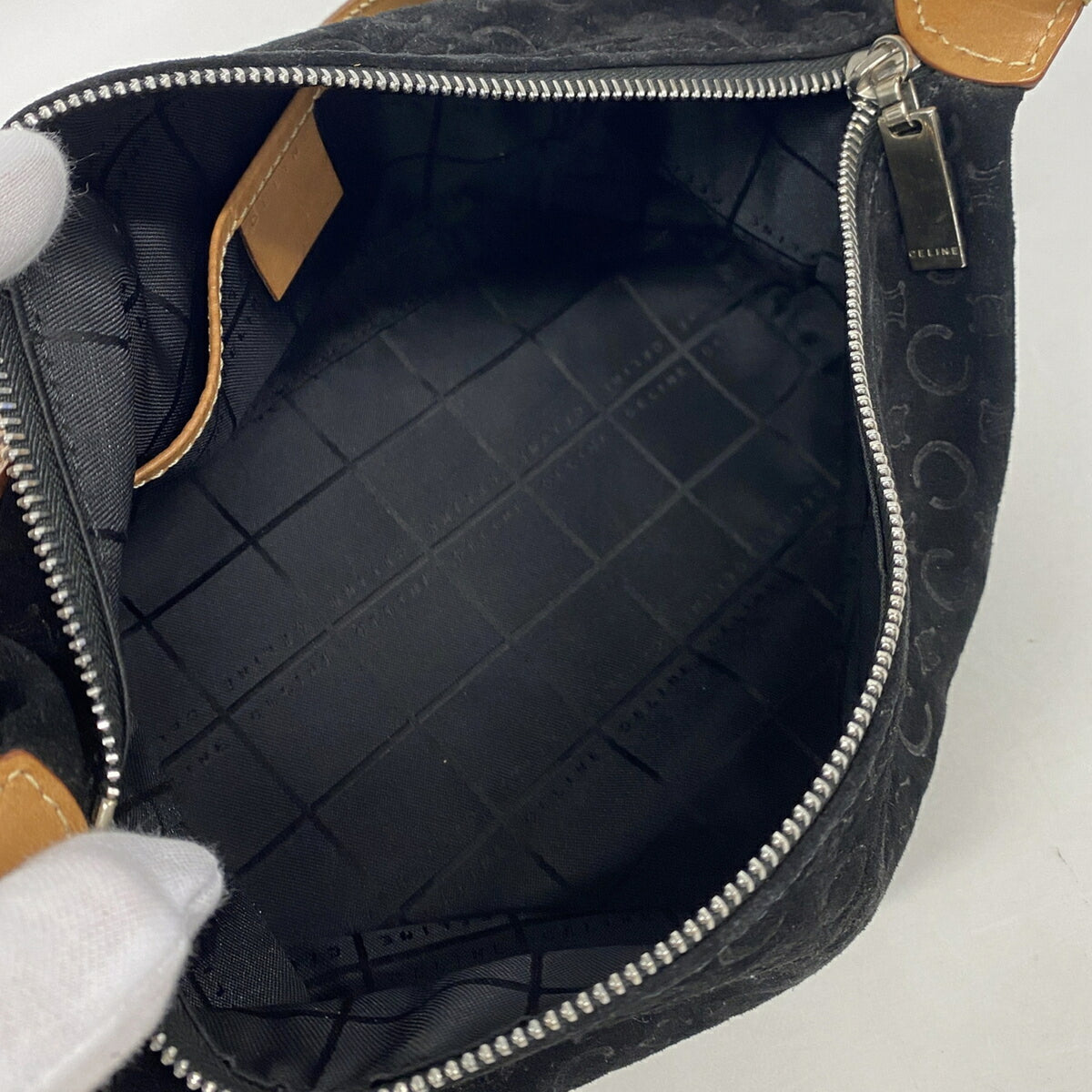 Celine Black Suede Handbag (Pre-Owned)