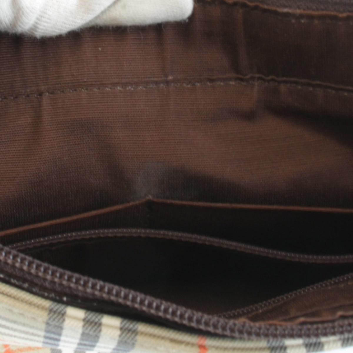 Burberry Beige Canvas Leather Tote Bag (Pre-Owned)