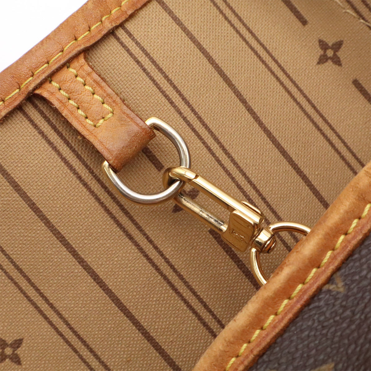 Louis Vuitton Brown Monogram White Monogram Shoulder Bag Tote Bag (Pre-Owned)