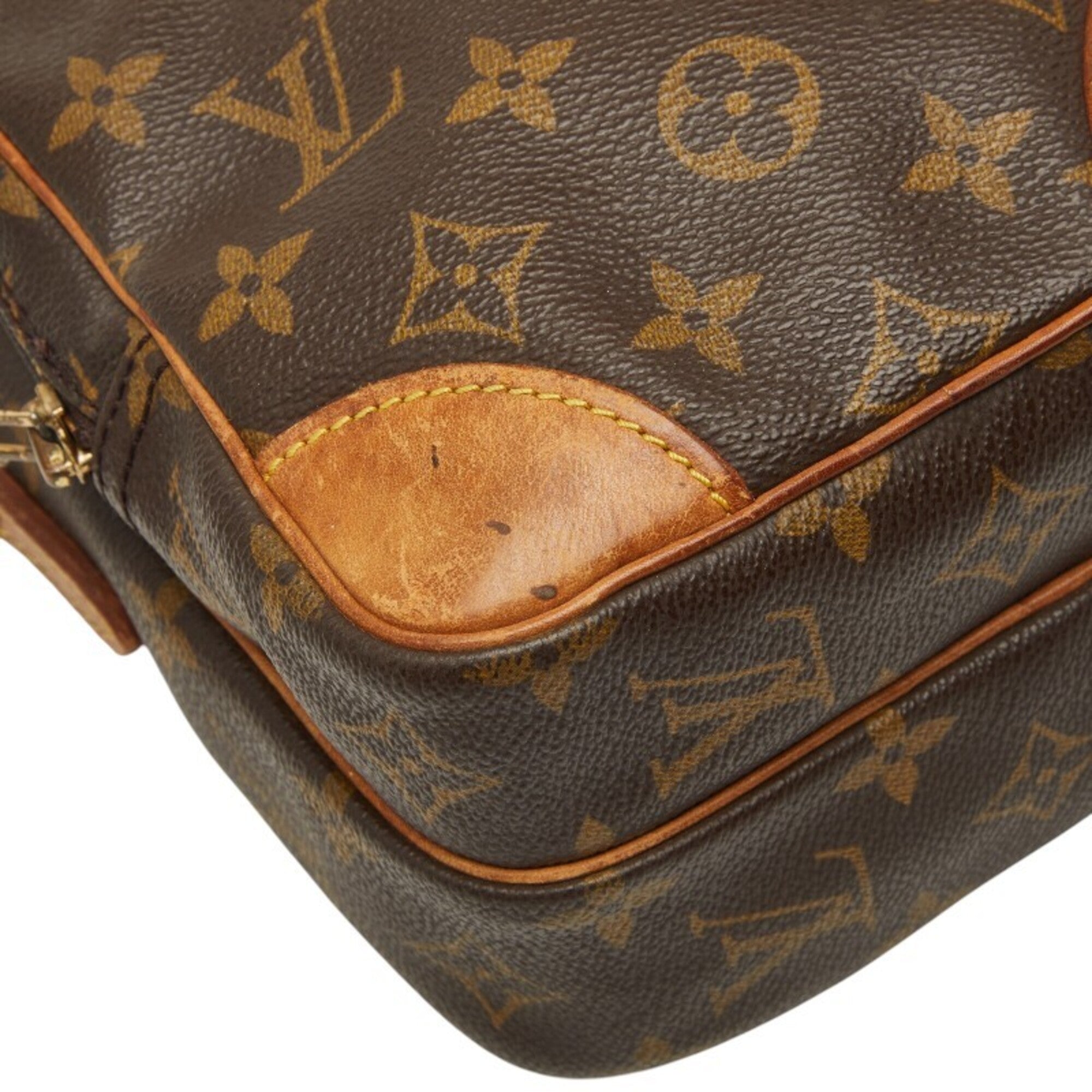 Louis Vuitton Brown Pvc Leather Shoulder Bag (Pre-Owned)