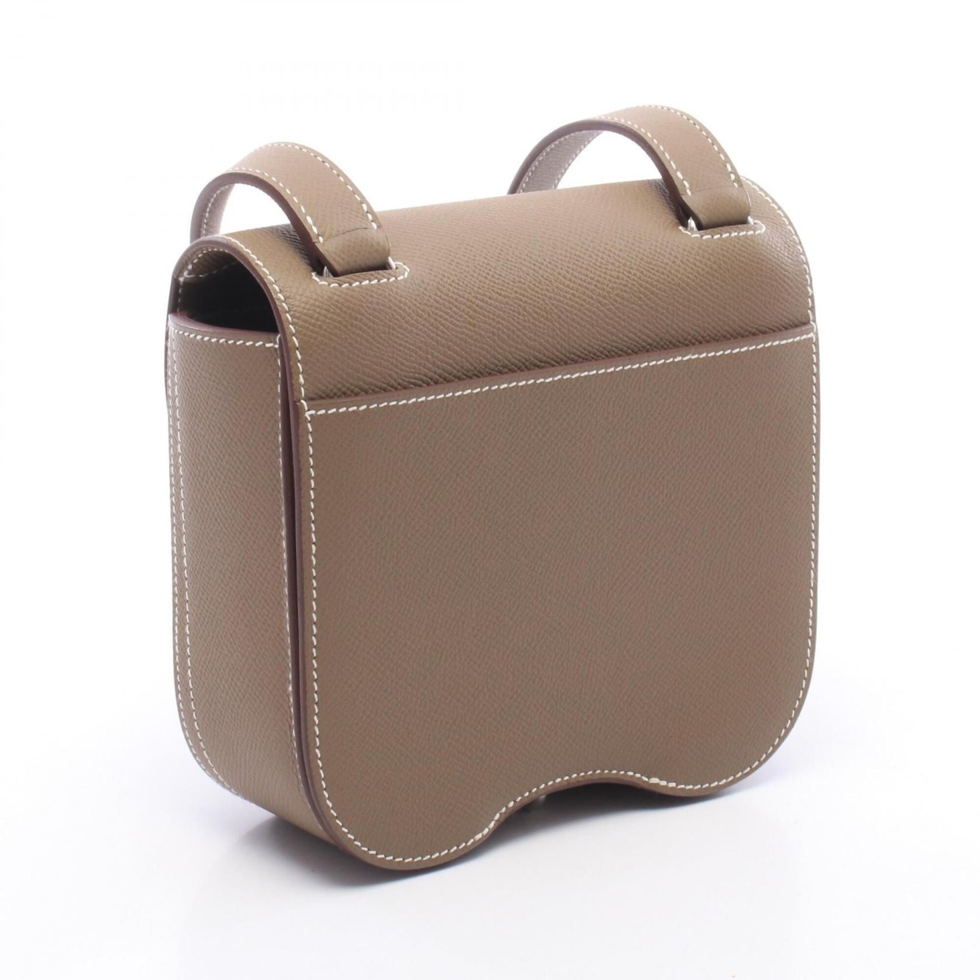 Hermes Etoupe Gray Gray Epsom Leather Handbag Shoulder Bag (Pre-Owned)