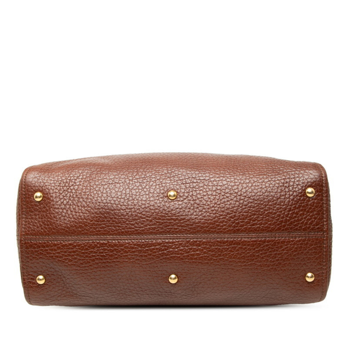 Fendi Chameleon Brown Leather Handbag Shoulder Bag (Pre-Owned)