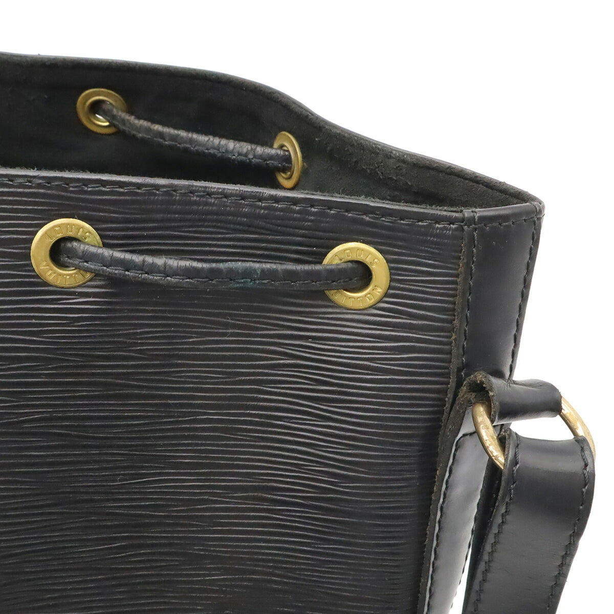 Louis Vuitton Epi Black Noir Epi Leather Shoulder Bag (Pre-Owned)