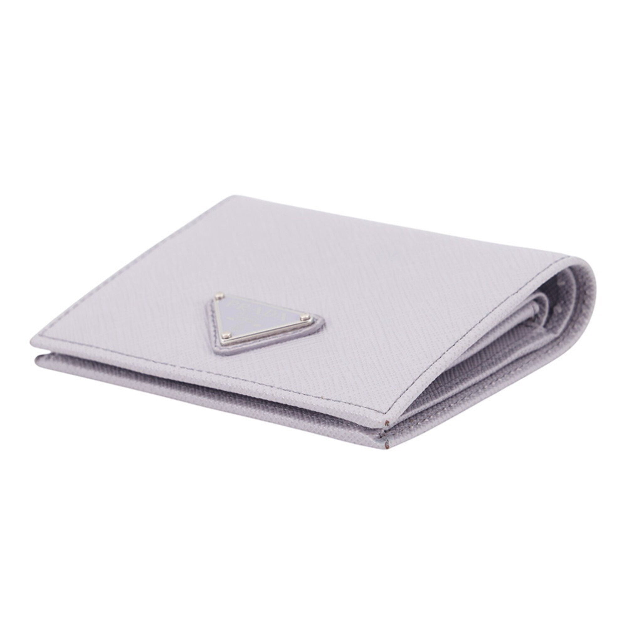 Prada Saffiano Purple Saffiano Wallet (Bi-Fold) (Pre-Owned)