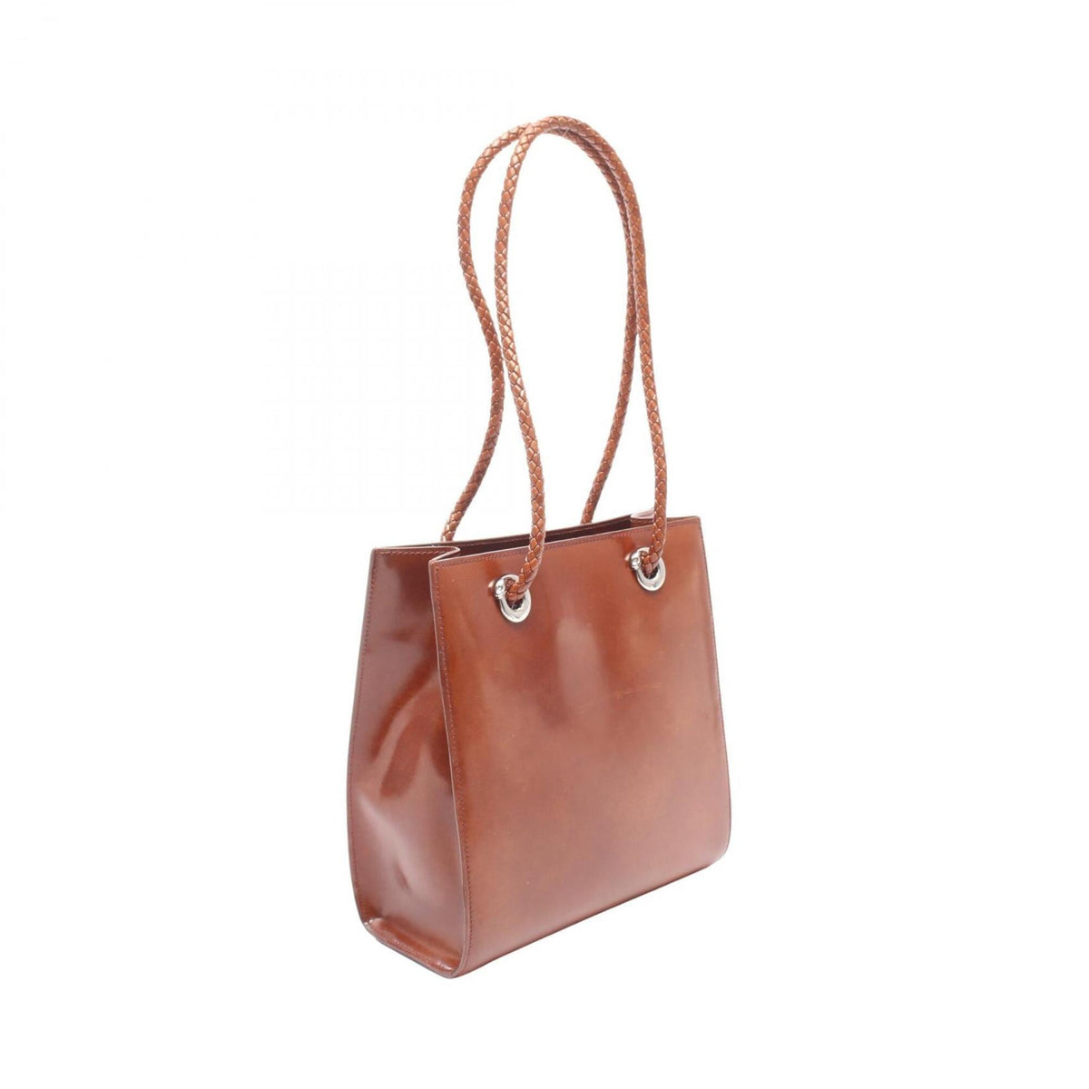 Cartier Panthère Brown Leather Tote Bag (Pre-Owned)