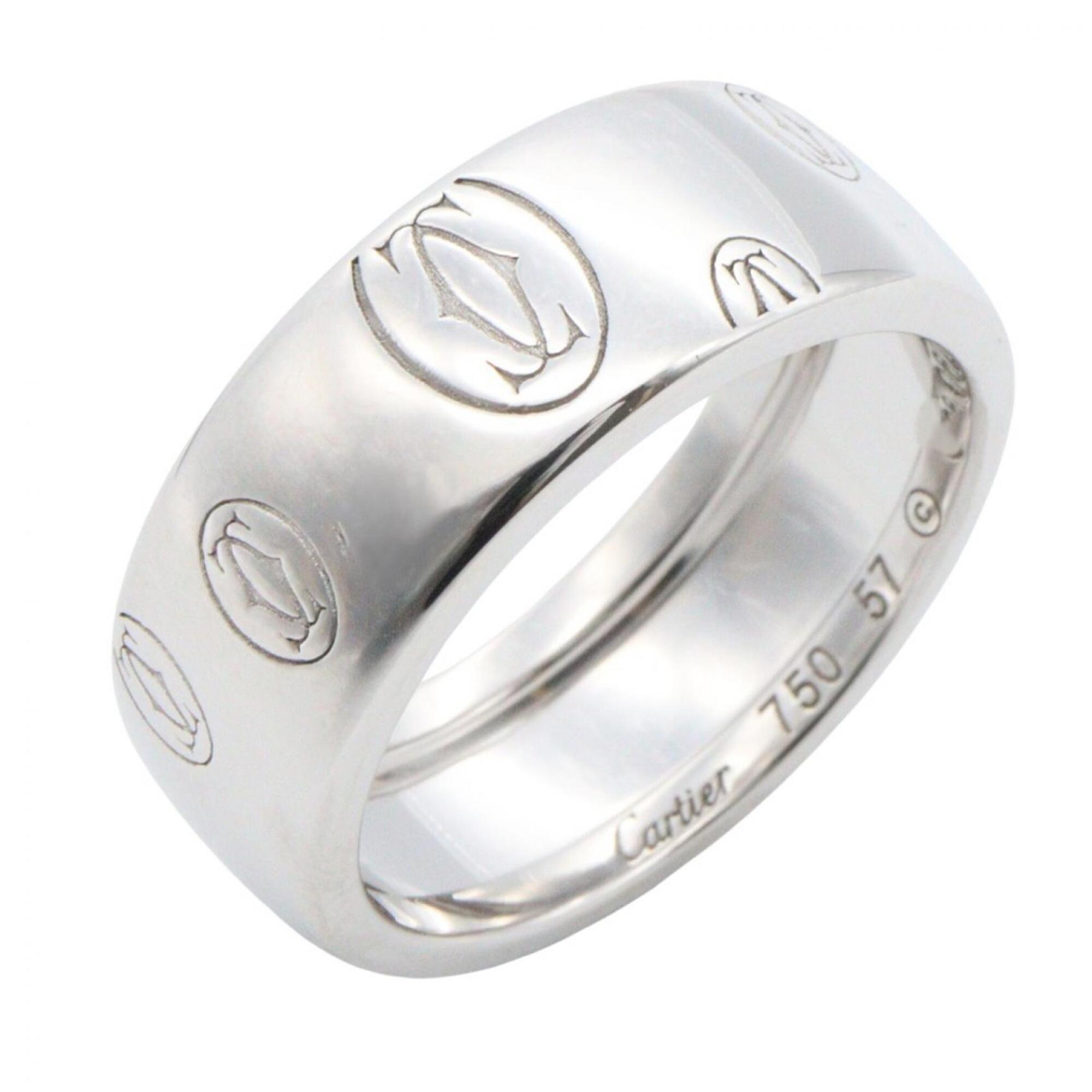 Cartier Silver White Gold (18K) Band Ring (Pre-Owned)