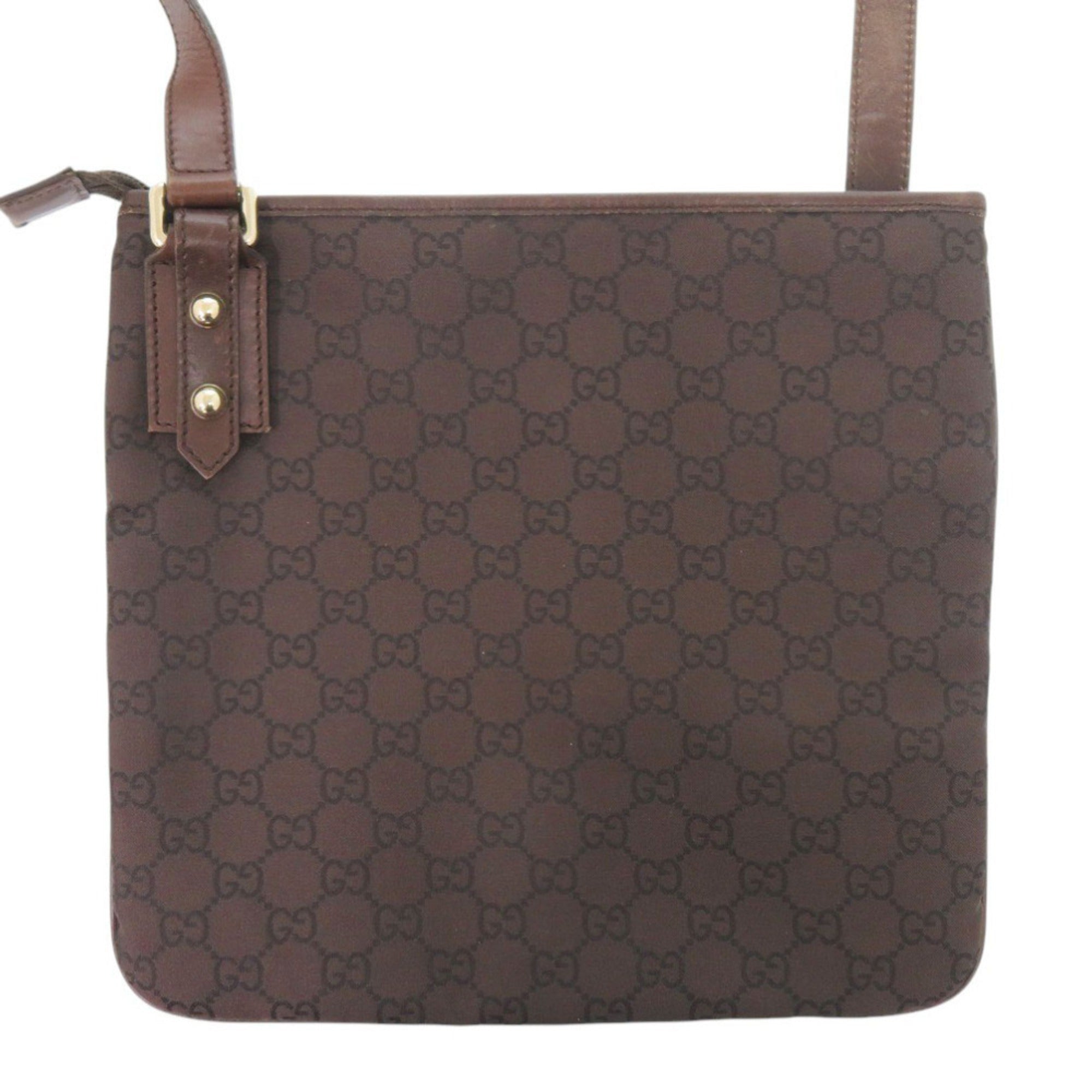 Gucci Brown Gg Supreme Shoulder Bag (Pre-Owned)