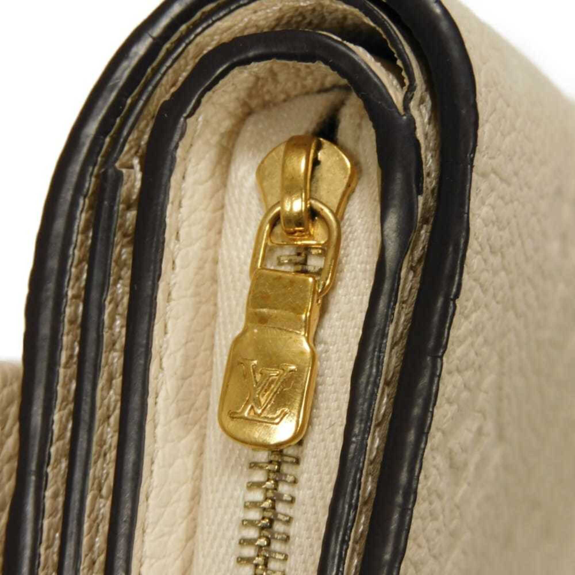 Louis Vuitton Monogram White Monogram Empreinte Leather Wallet (Tri-Fold) (Pre-Owned)