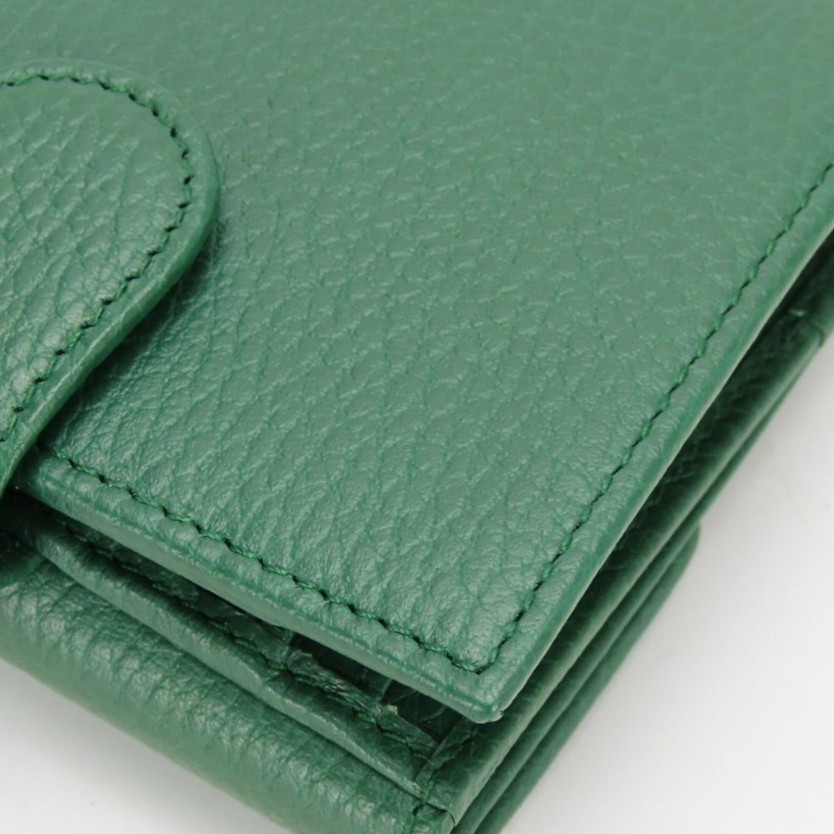 Gucci Green Leather Wallet (Bi-Fold) (Pre-Owned)