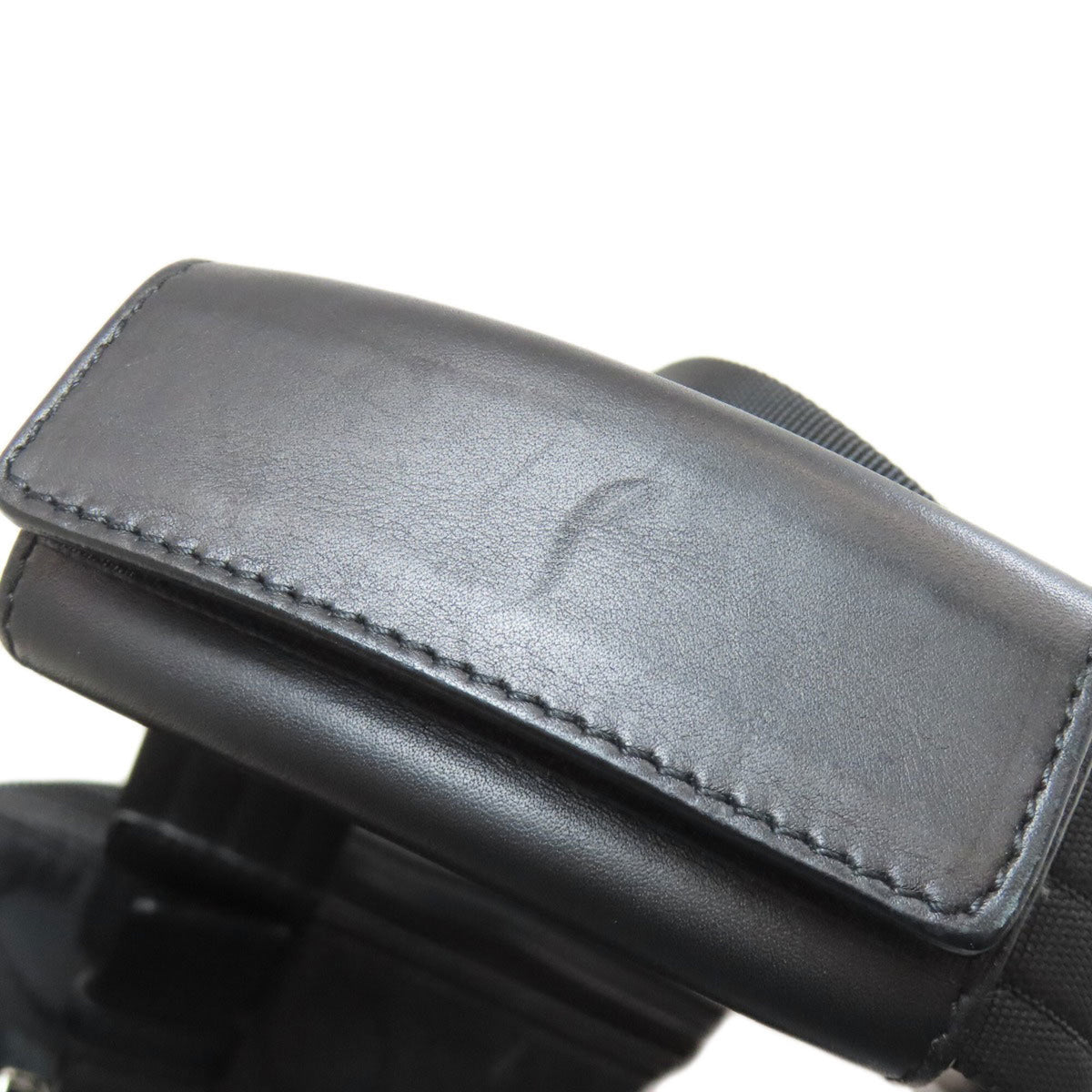 Salvatore Ferragamo Black Canvas Boston Bag (Pre-Owned)