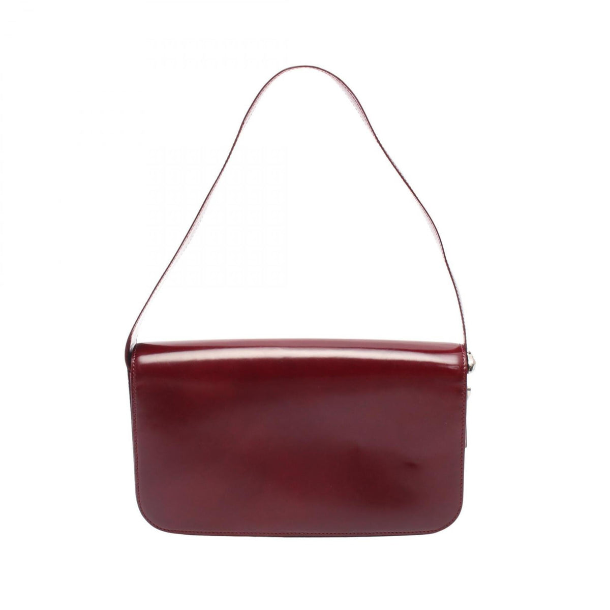 Cartier Panthère Bordeaux Leather Shoulder Bag (Pre-Owned)