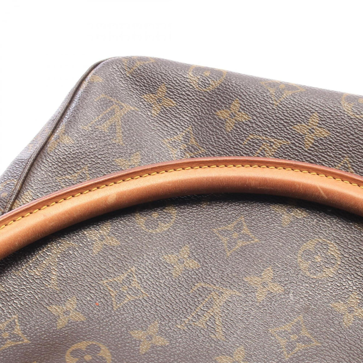 Louis Vuitton Brown Coated Canvas Handbag Shoulder Bag (Pre-Owned)