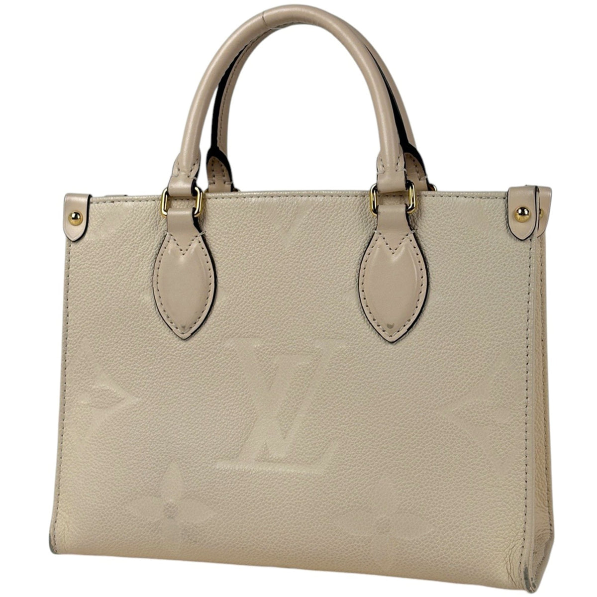 Louis Vuitton White Monogram Empreinte Handbag (Pre-Owned)
