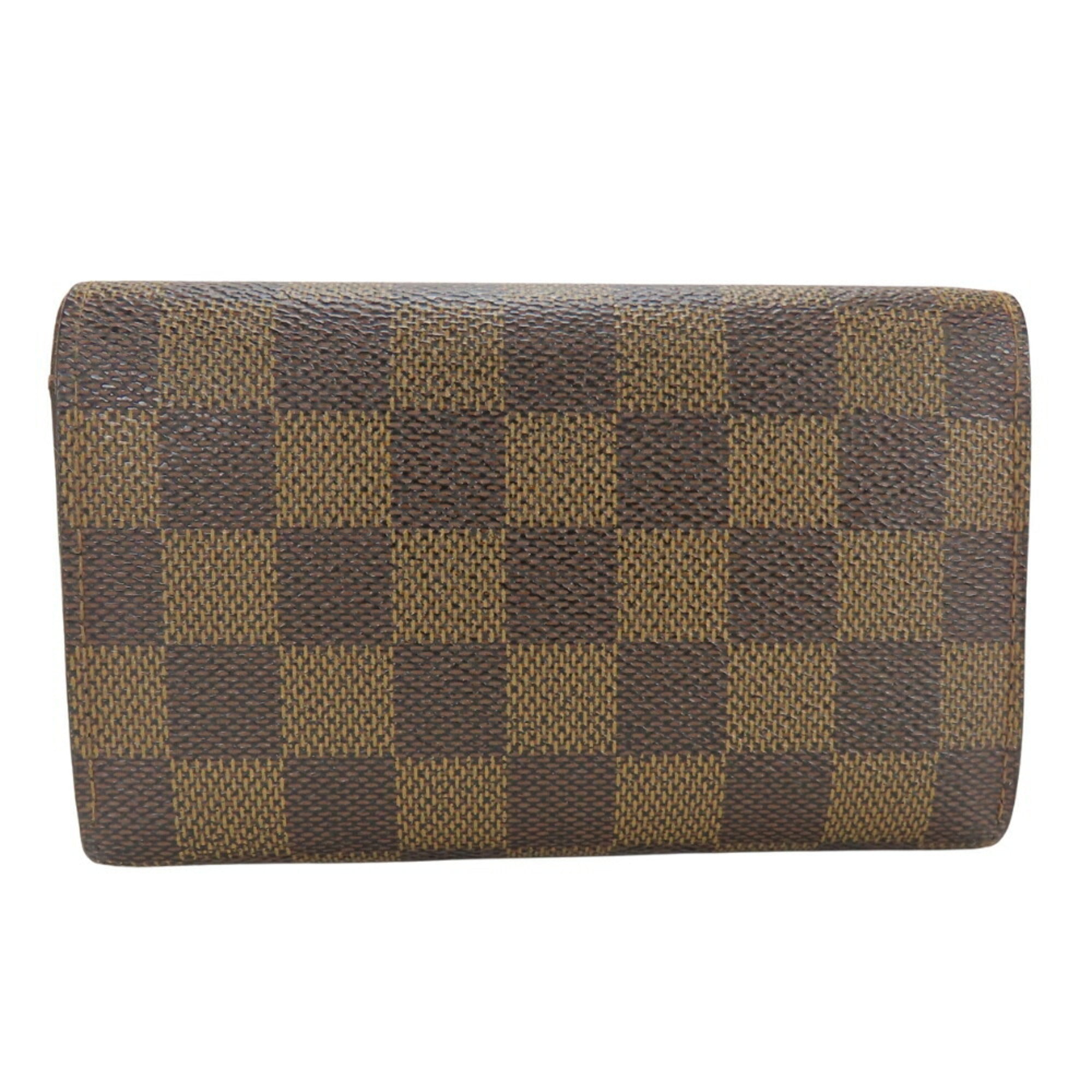 Louis Vuitton Damier Brown Ebene Wallet (Bi-Fold) (Pre-Owned)
