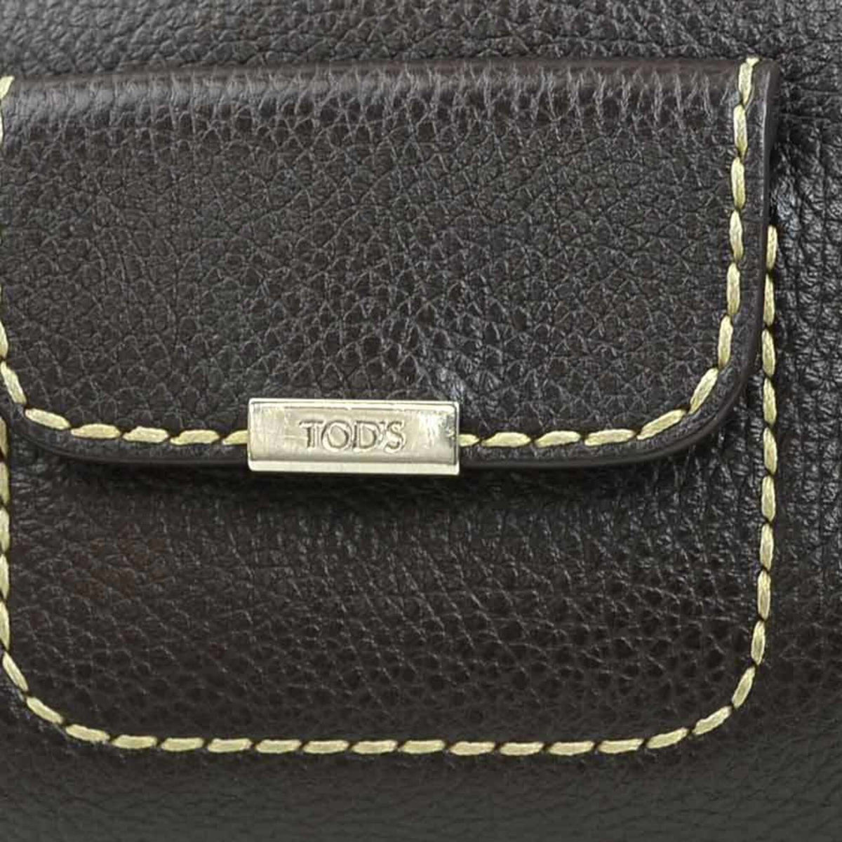 Tod's Brown Leather Handbag (Pre-Owned)