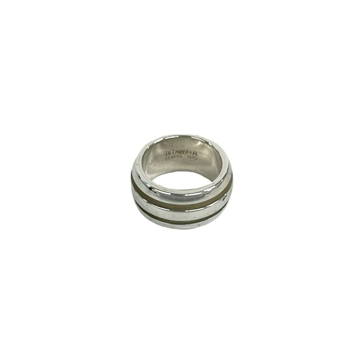 Tiffany Silver Silver 925 Band Ring (Pre-Owned)