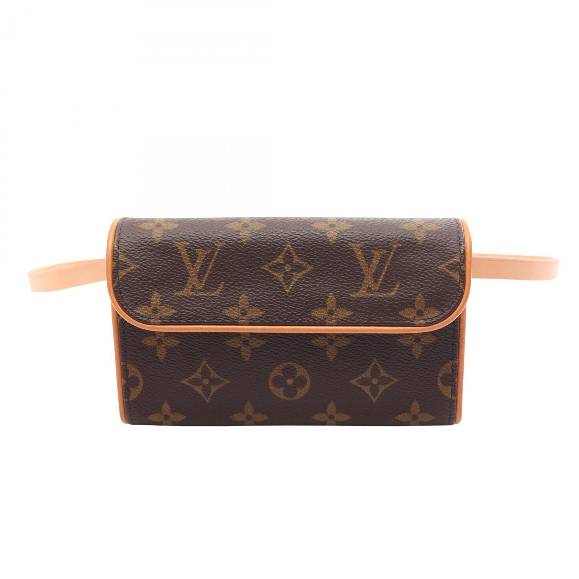 Louis Vuitton Brown Coated Canvas Pvc Monogram Leather Fanny Pack Handbag Sling Bag (Pre-Owned)