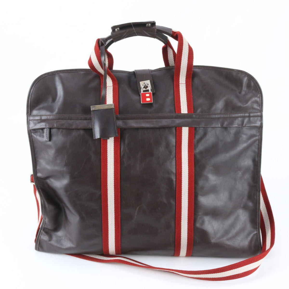 Bally Dark Brown Leather Shoulder Bag (Pre-Owned)