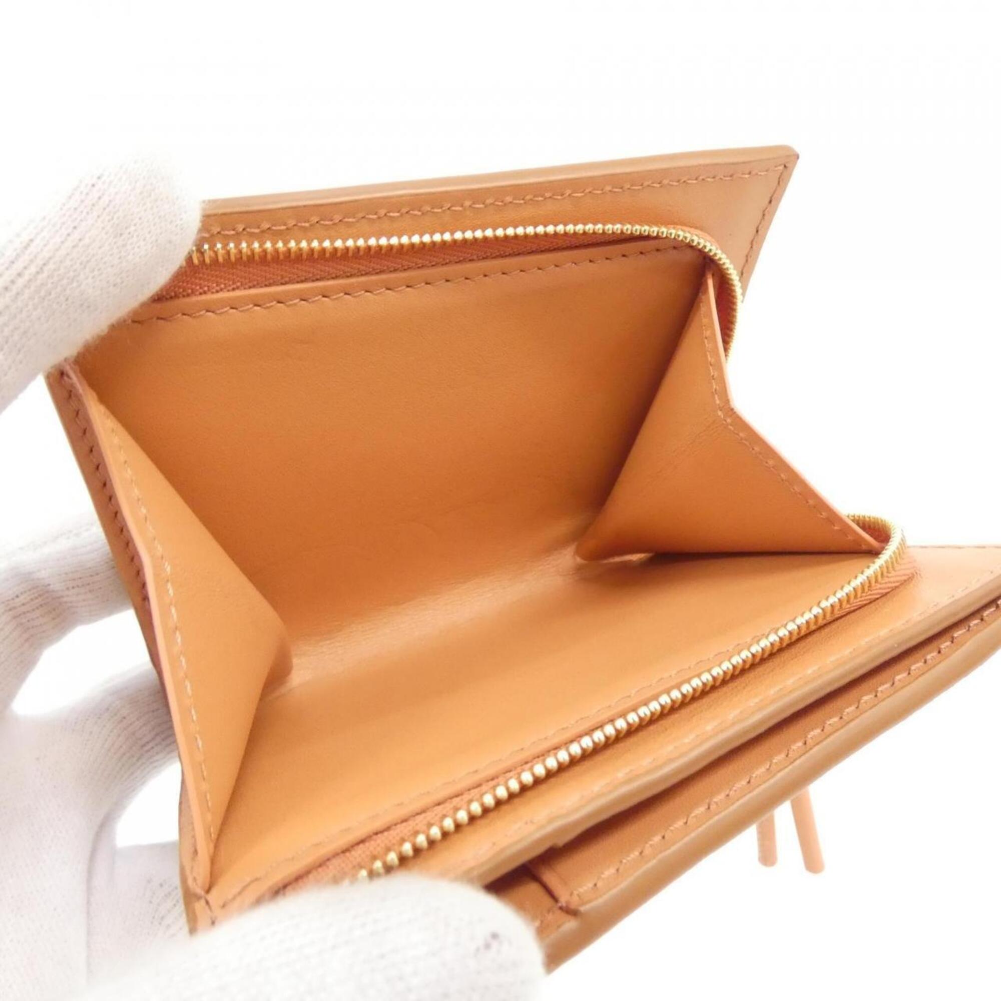 Loewe Brown Leather Wallet (Tri-Fold) (Pre-Owned)