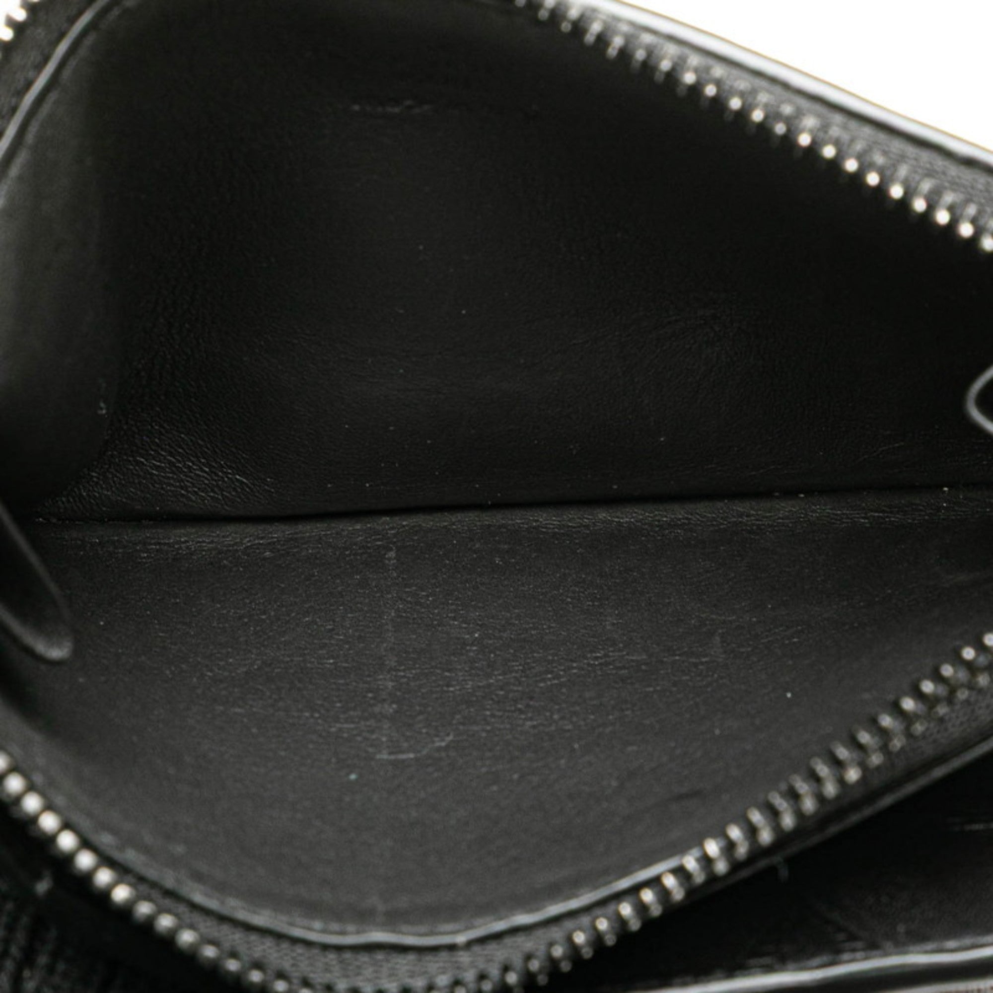Louis Vuitton Black Noir Leather Coin Purse/Coin Case (Pre-Owned)