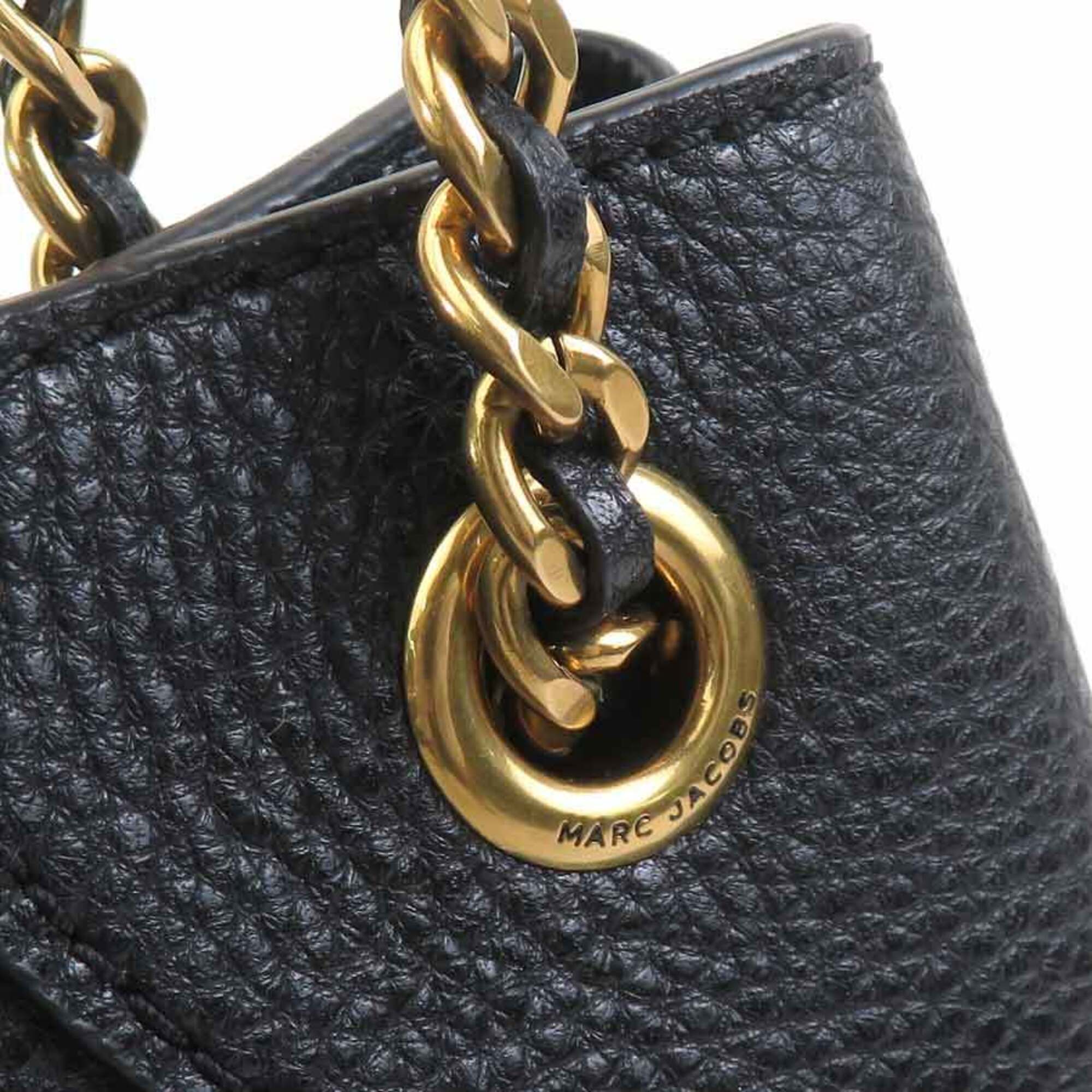 Marc Jacobs Black Leather Shoulder Bag (Pre-Owned)