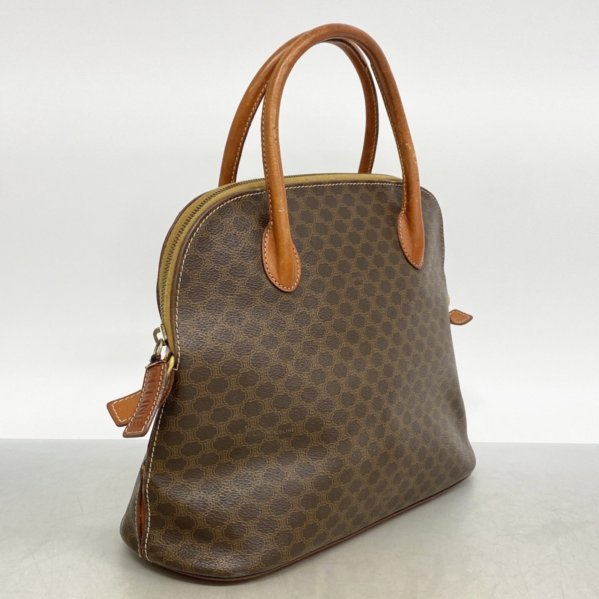 Celine Brown Pvc Handbag (Pre-Owned)